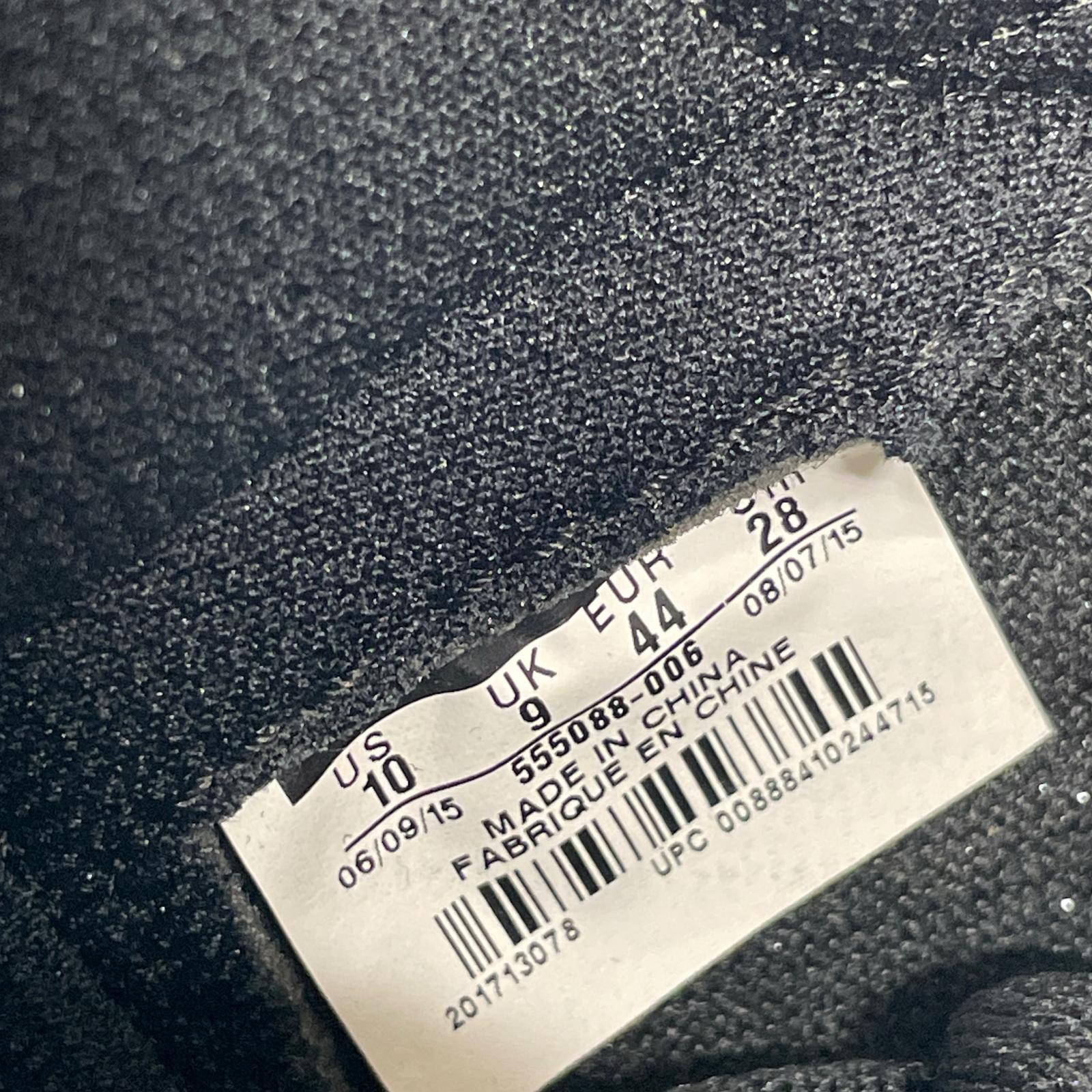 スニーカー AIR JORDAN 1 RETRO HIGH/555088-006/28cm 28cm (US10 UK9 1/2 EU46) ブラック