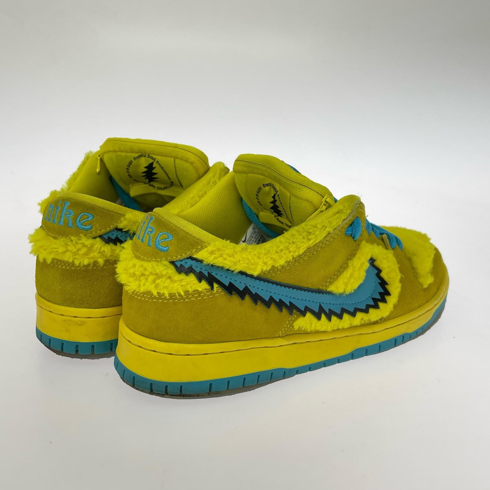 スニーカー ×Grateful Dead SB Dunk Low "Yellow Bear" 27cm (US9 UK8 1/2 EU44) イエロー