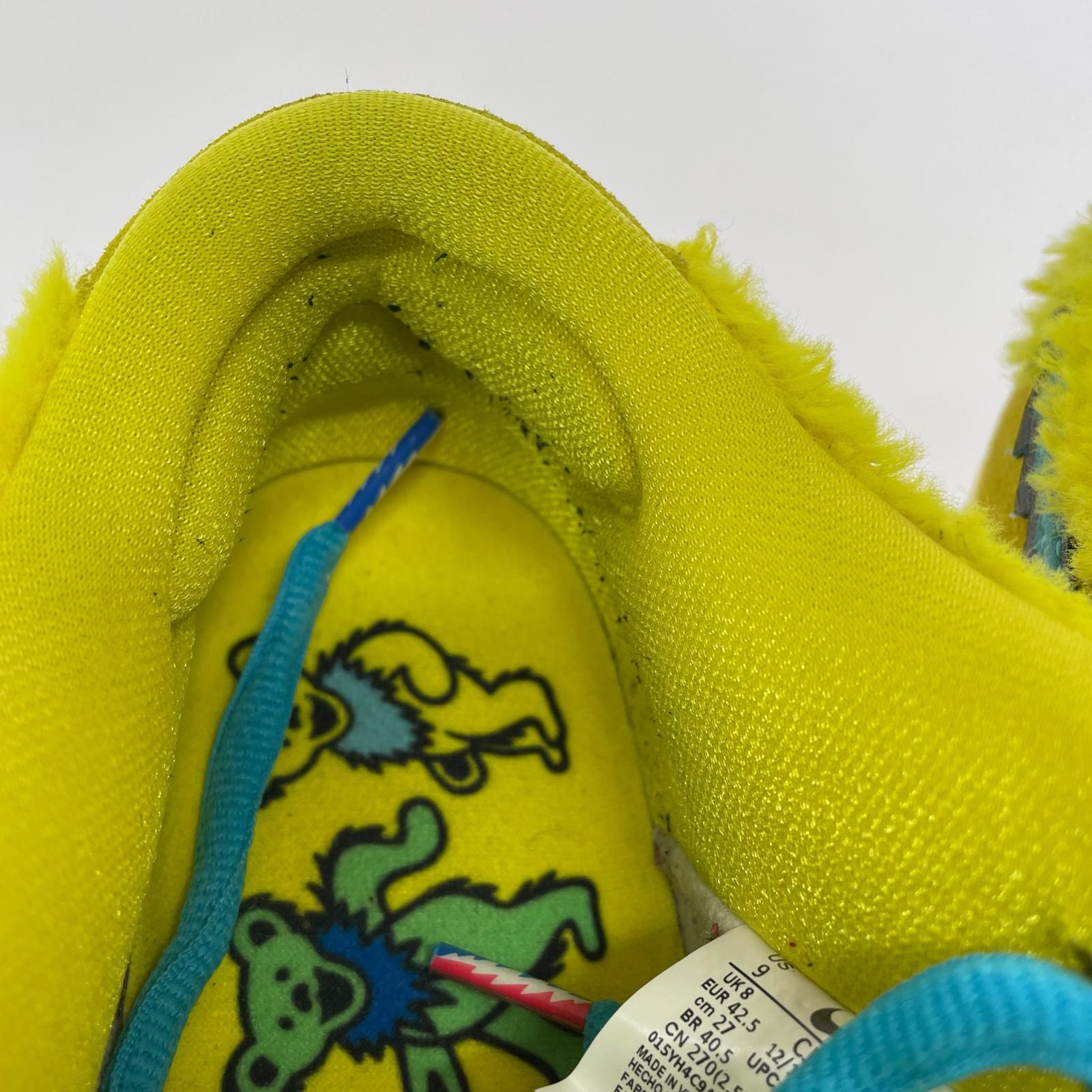スニーカー ×Grateful Dead SB Dunk Low "Yellow Bear" 27cm (US9 UK8 1/2 EU44) イエロー