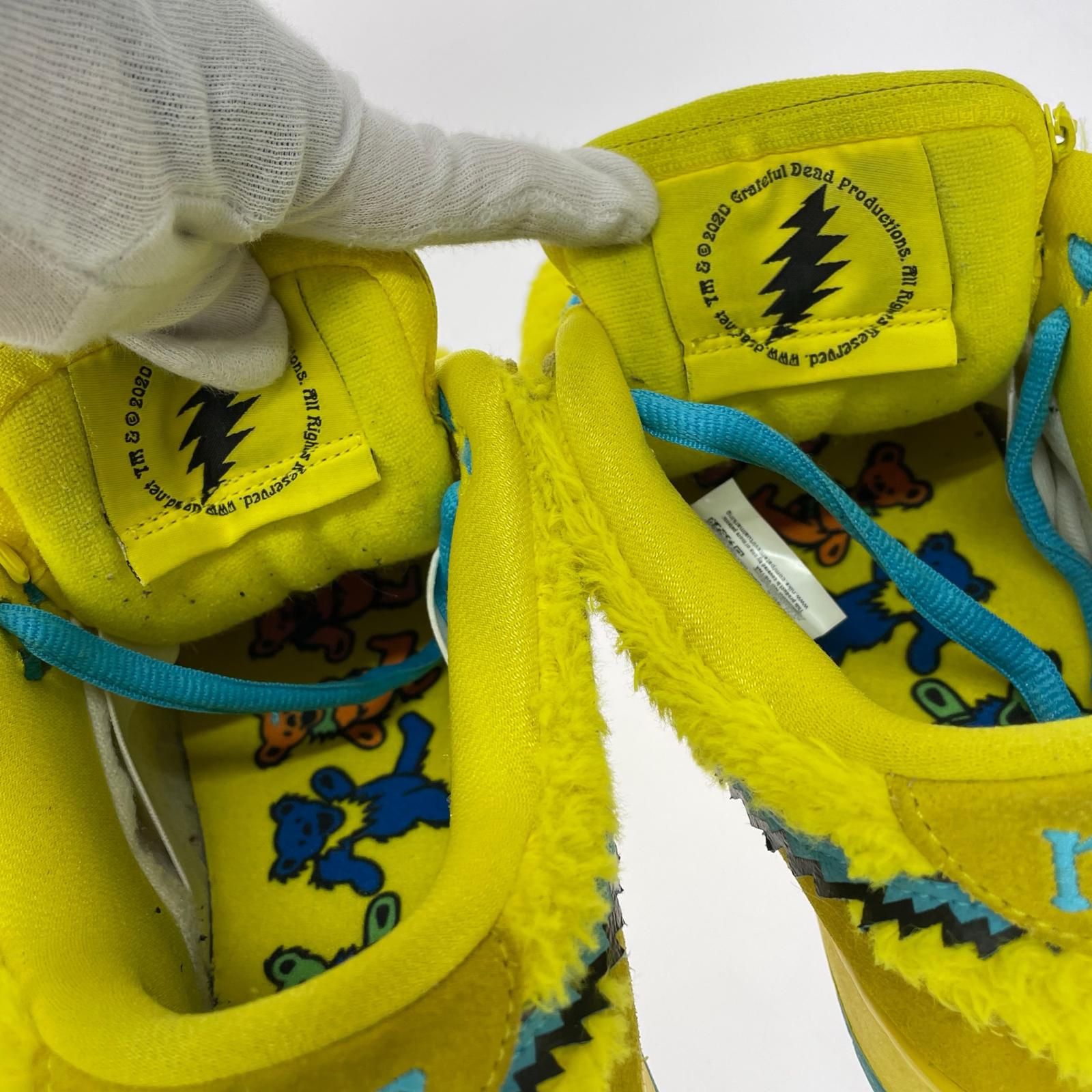 スニーカー ×Grateful Dead SB Dunk Low "Yellow Bear" 27cm (US9 UK8 1/2 EU44) イエロー