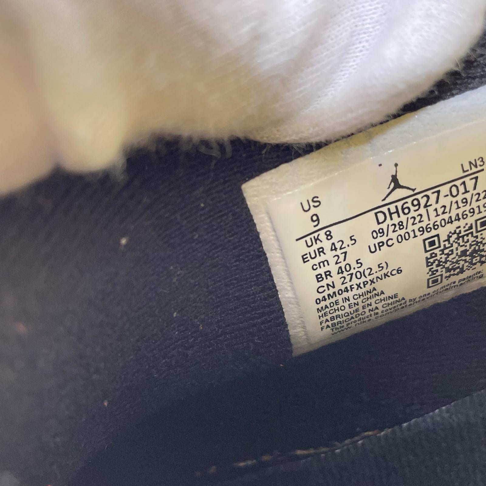 スニーカー Air Jordan 4 Retro "Thunder"(2023) 27cm (US9 UK8 1/2 EU44) ブラック