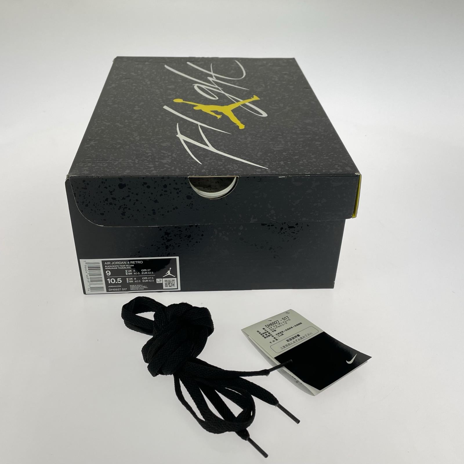スニーカー Air Jordan 4 Retro "Thunder"(2023) 27cm (US9 UK8 1/2 EU44) ブラック