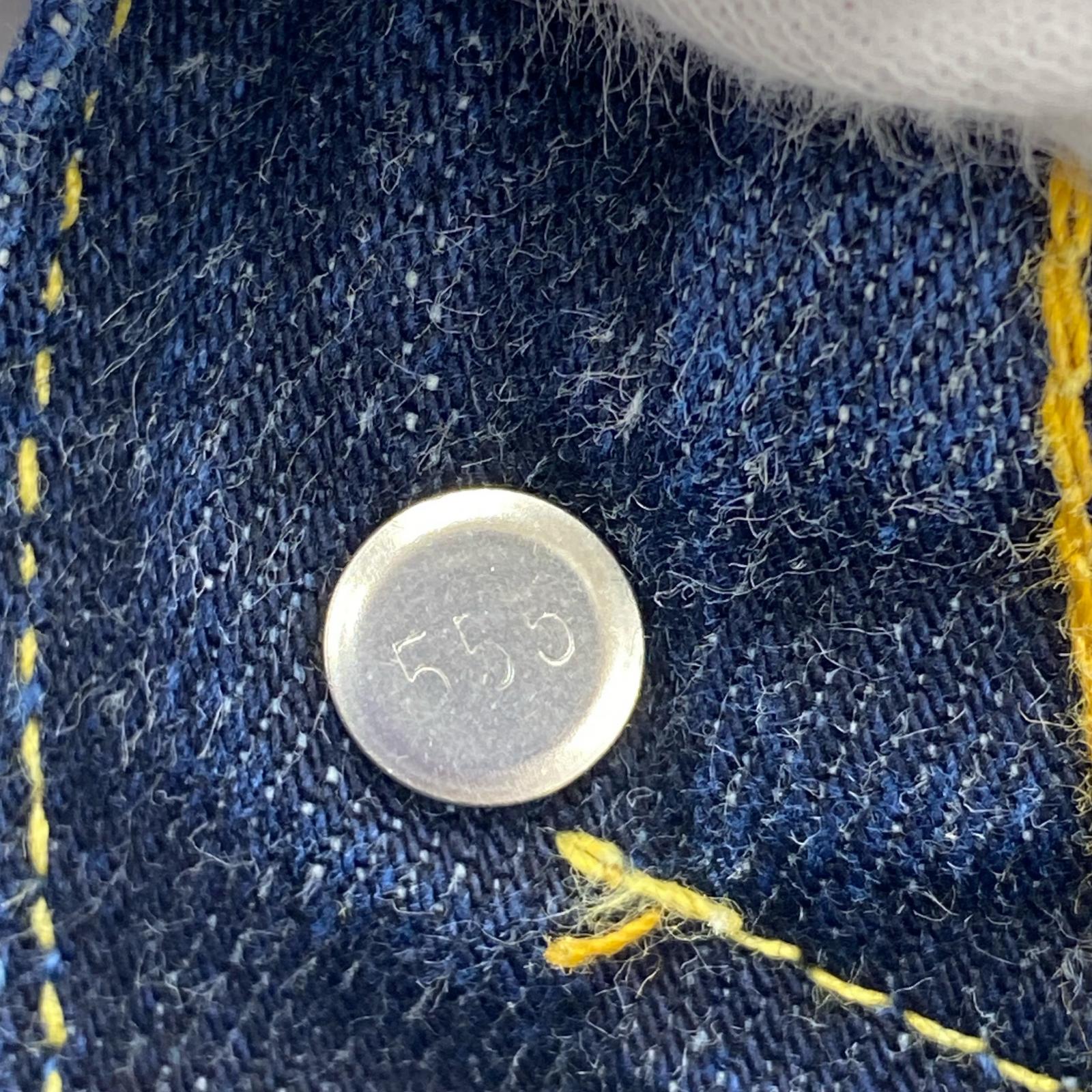 デニムパンツ 90s USA製 501XX 1955年モデル バレンシア工場復刻 W29