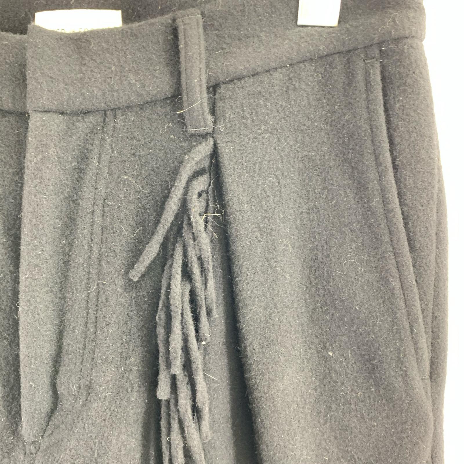 パンツ 23AW Fringe Pants S ブラック ブラック