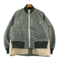 ミリタリージャケット 24AW Layered Hybrid Bomber Jacket 1 カーキ
