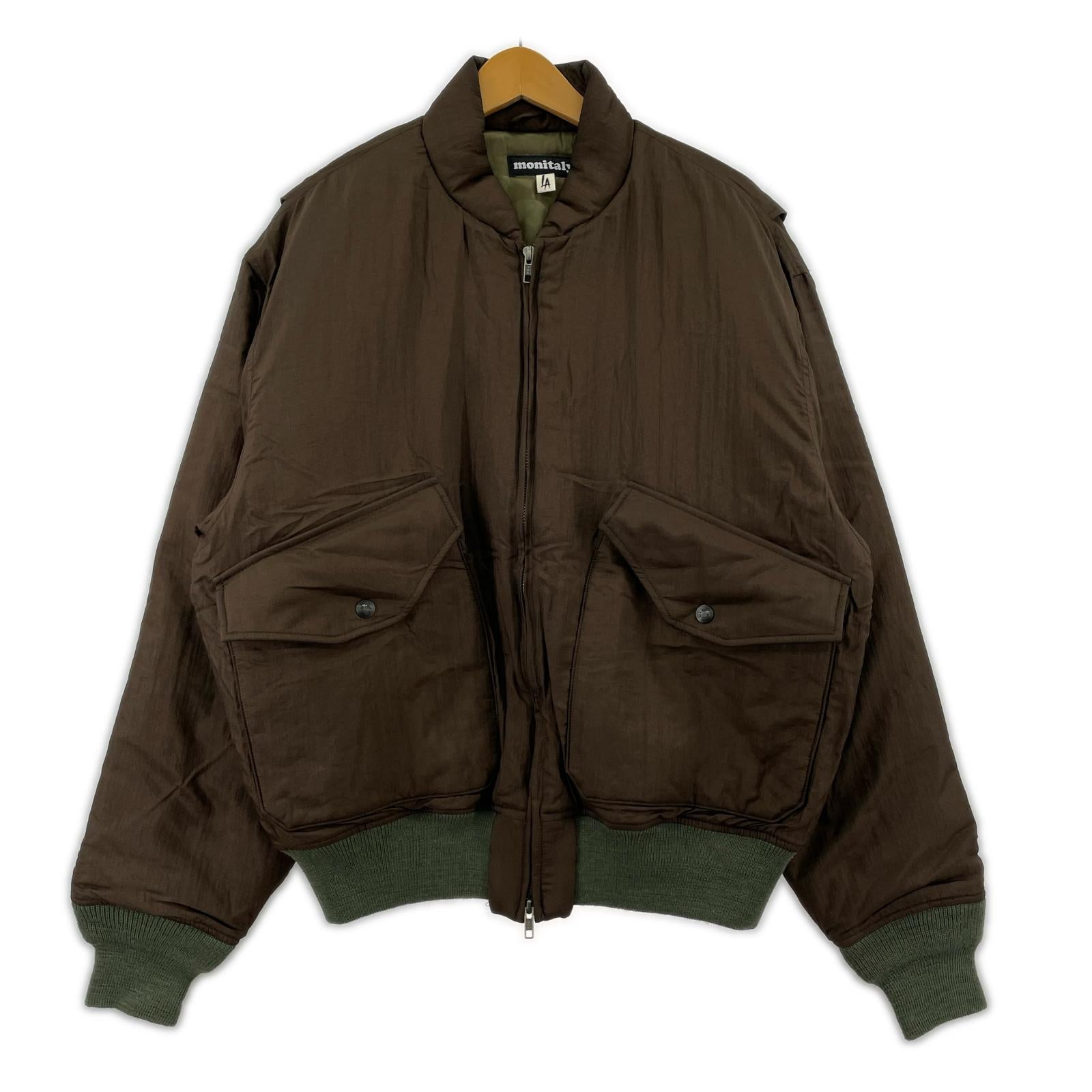ジャケット シェルボンバージャケット ブラウン 40 ブラウン