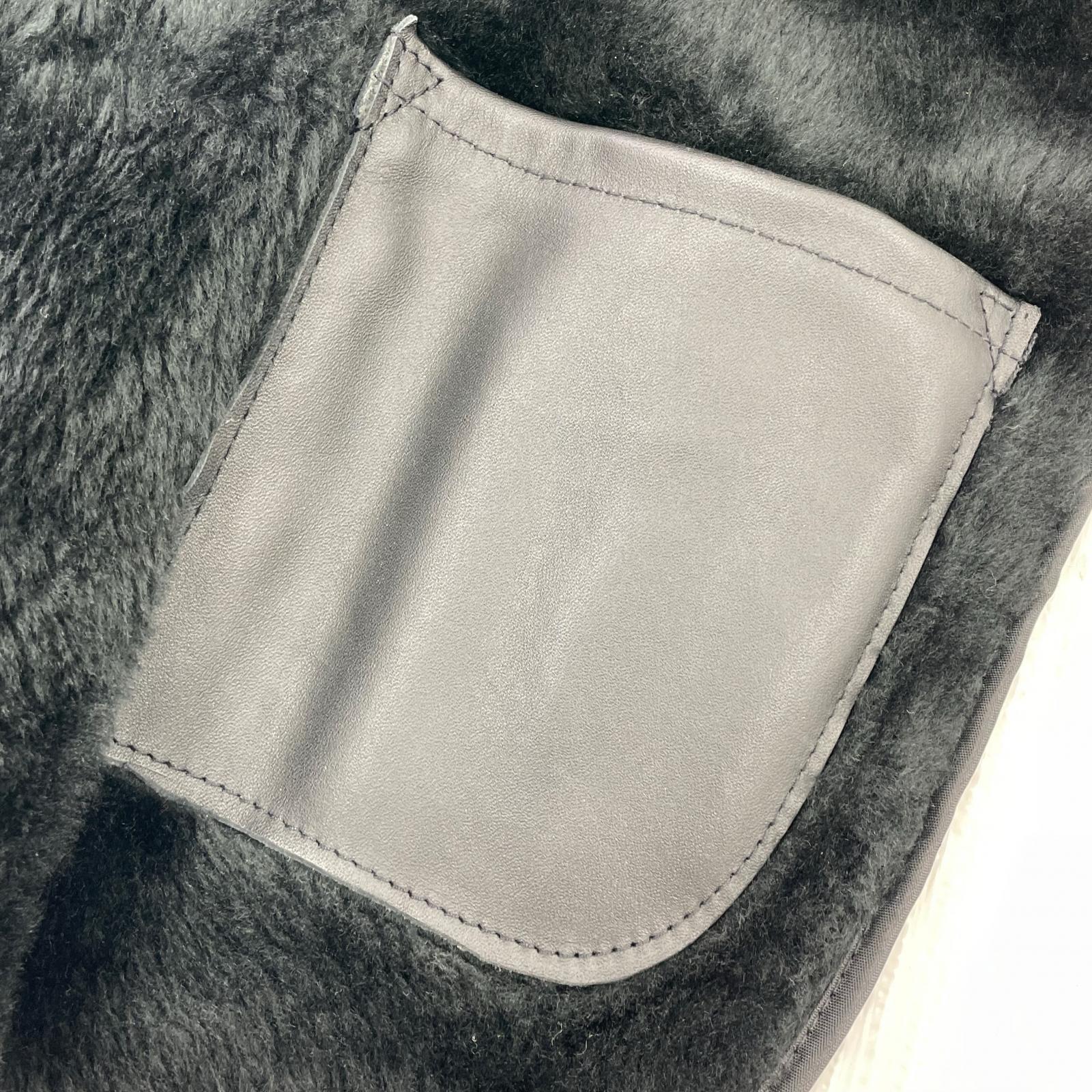 ジャケット schott アクリルボアライナー ブラック 36 ブラック