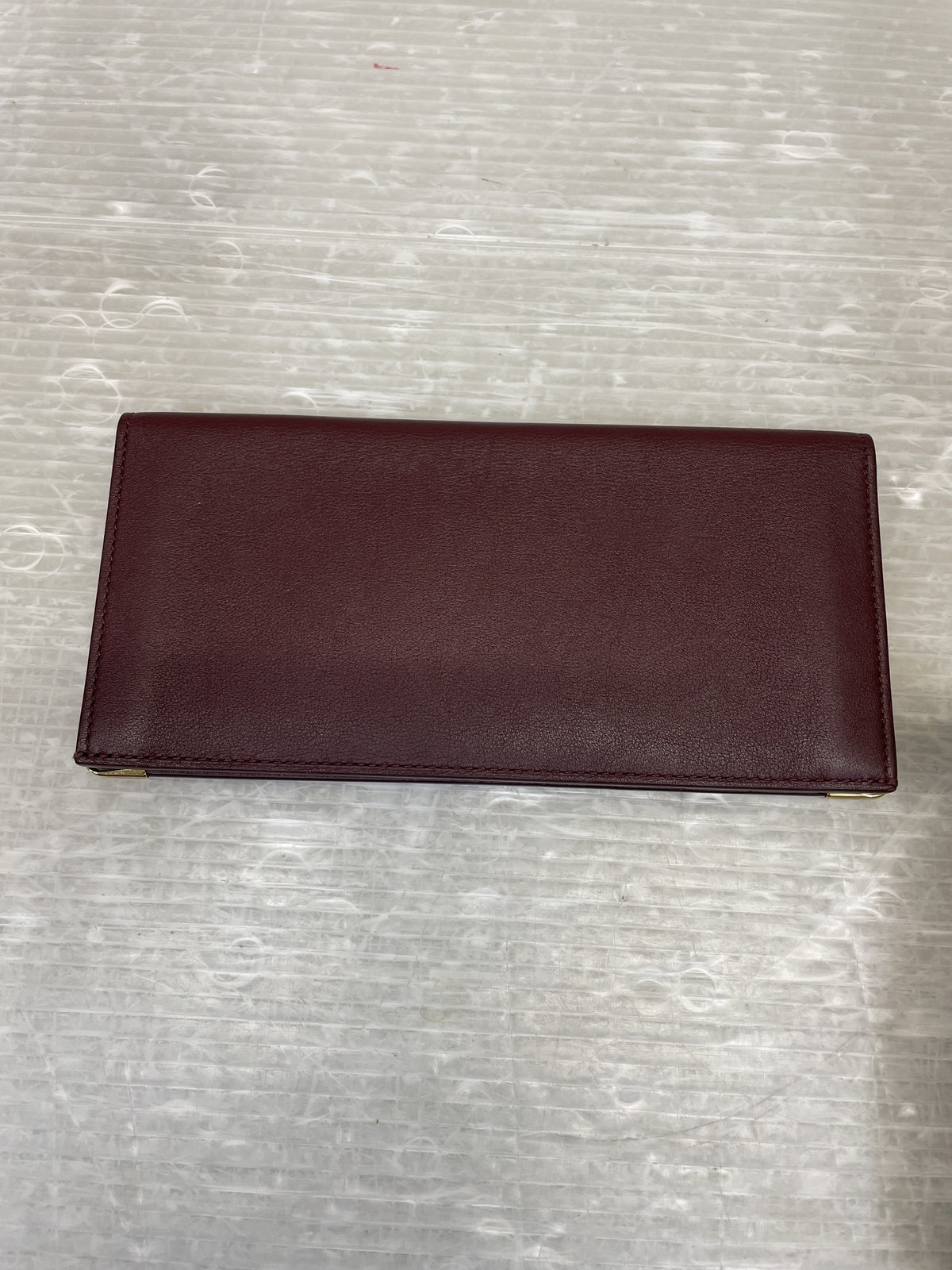 Cartier マストライン 長財布 札入れ ボルドー