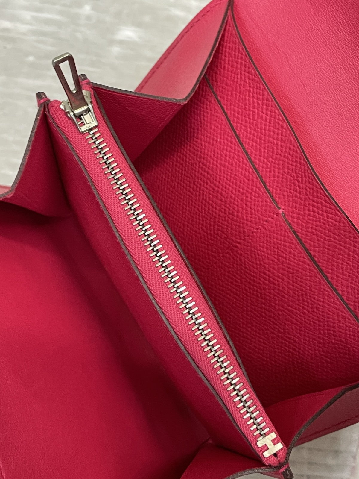 HERMES コンスタンスコンパクト ヴォーエプソン ローズアザレ A刻印
