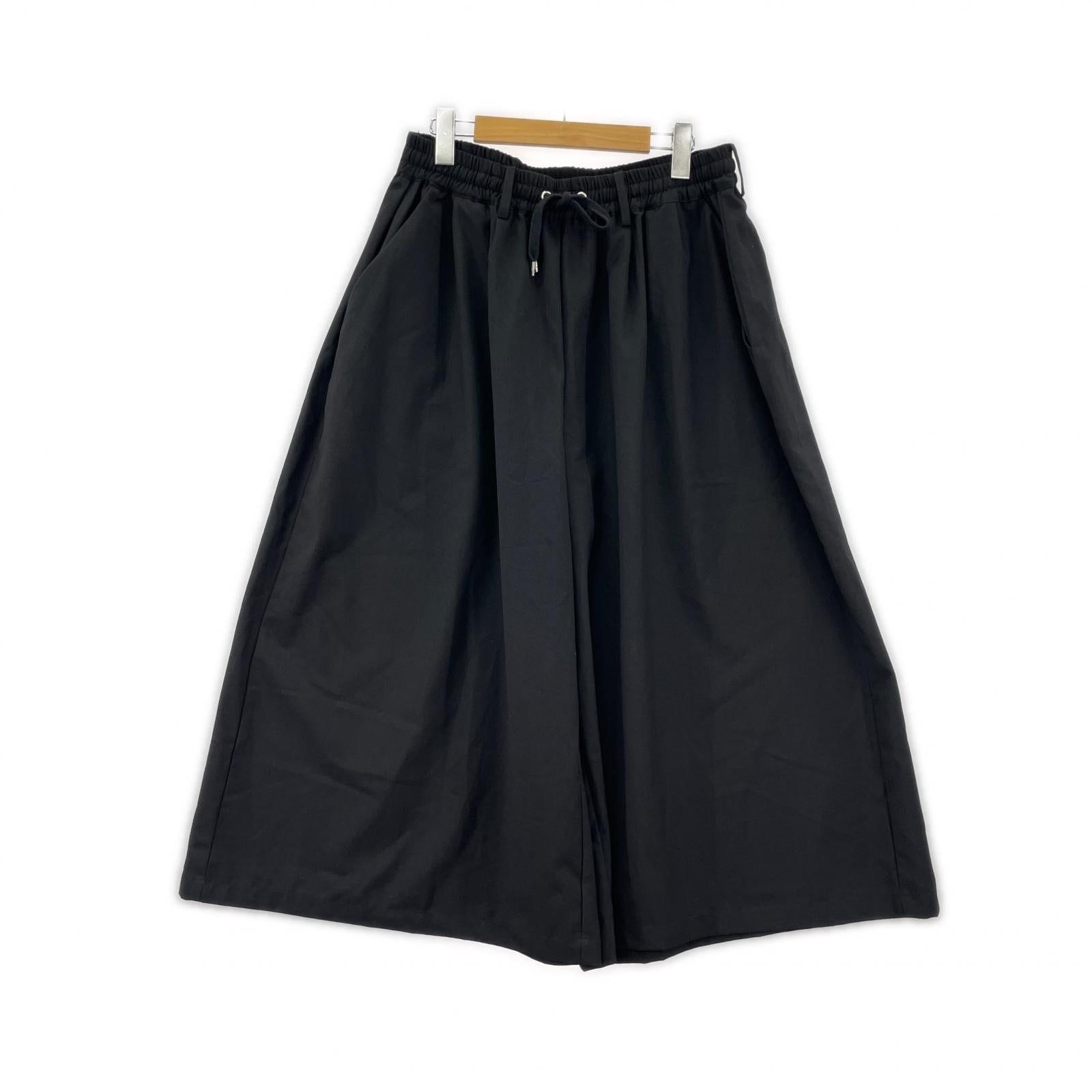 パンツ not conventional ワイドパンツ 黒 ブラック