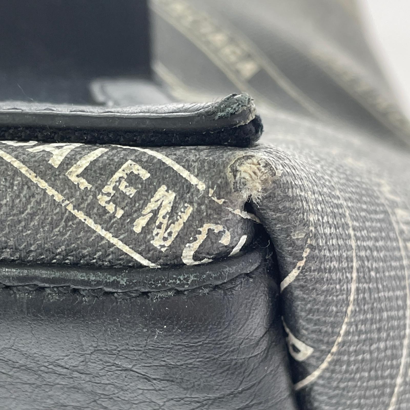 ネイビーカバス 総柄 トートバッグ