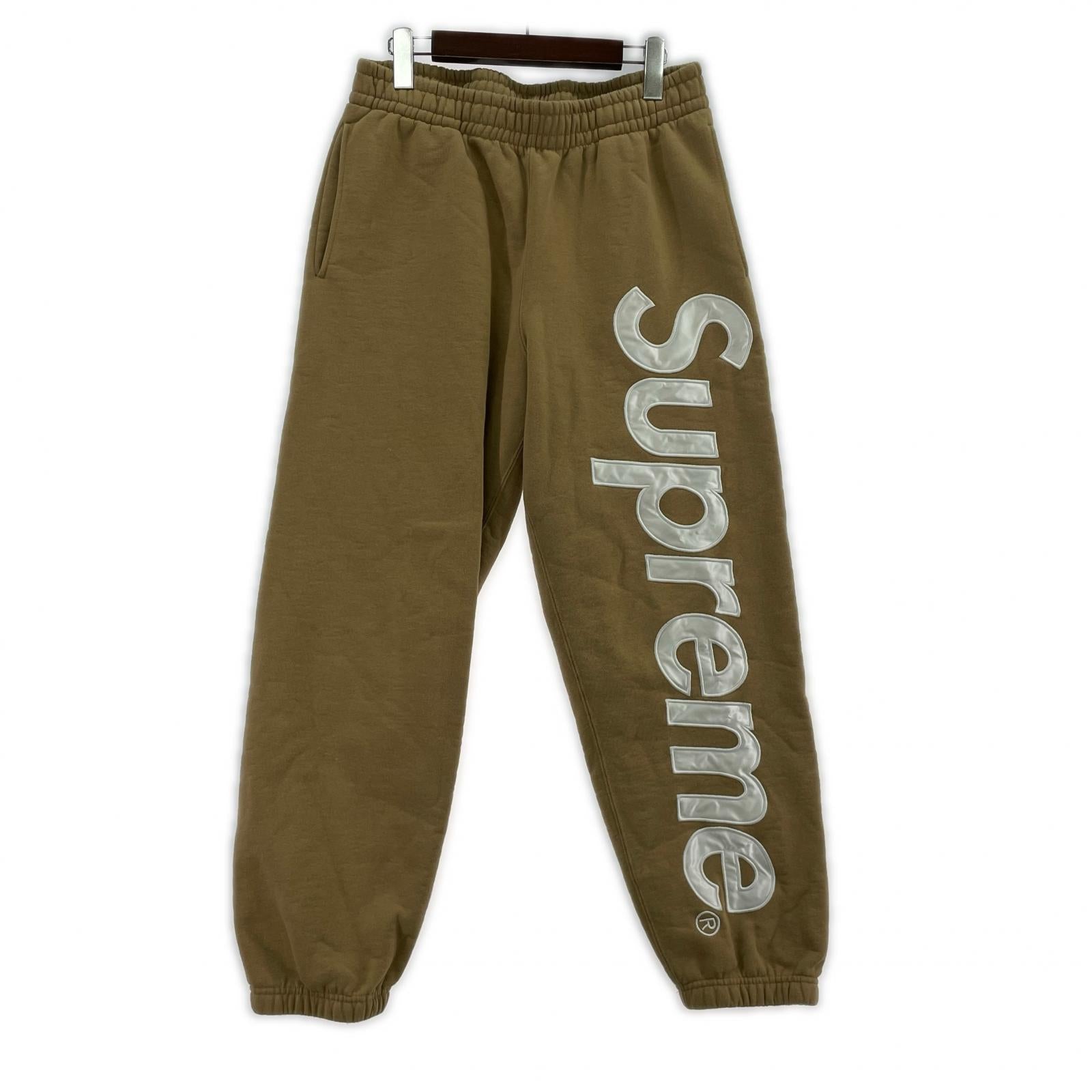 パンツ Satin Sweatpant M S ブラウン
