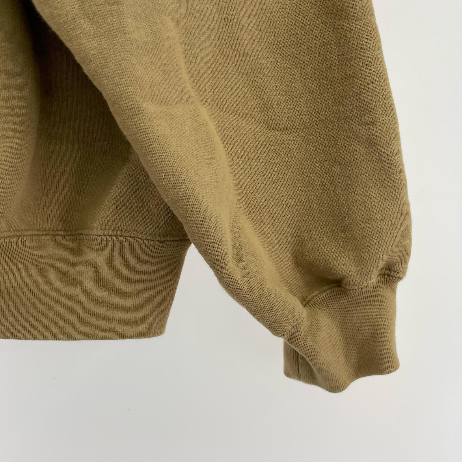 パーカー Satin Applique Hooded Sweatshirt M M ブラウン