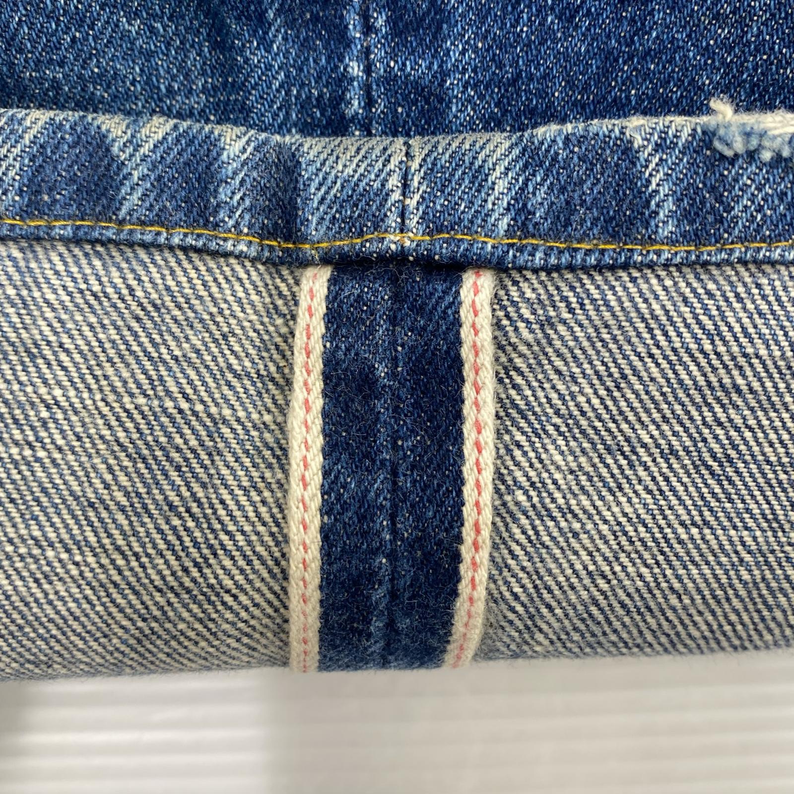 デニムパンツ 90's 702 w30 ダメージ 30 ブルー