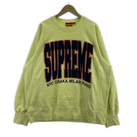 スウェット 21AW CITIES ARC CREWNECK YLW L L イエロー
