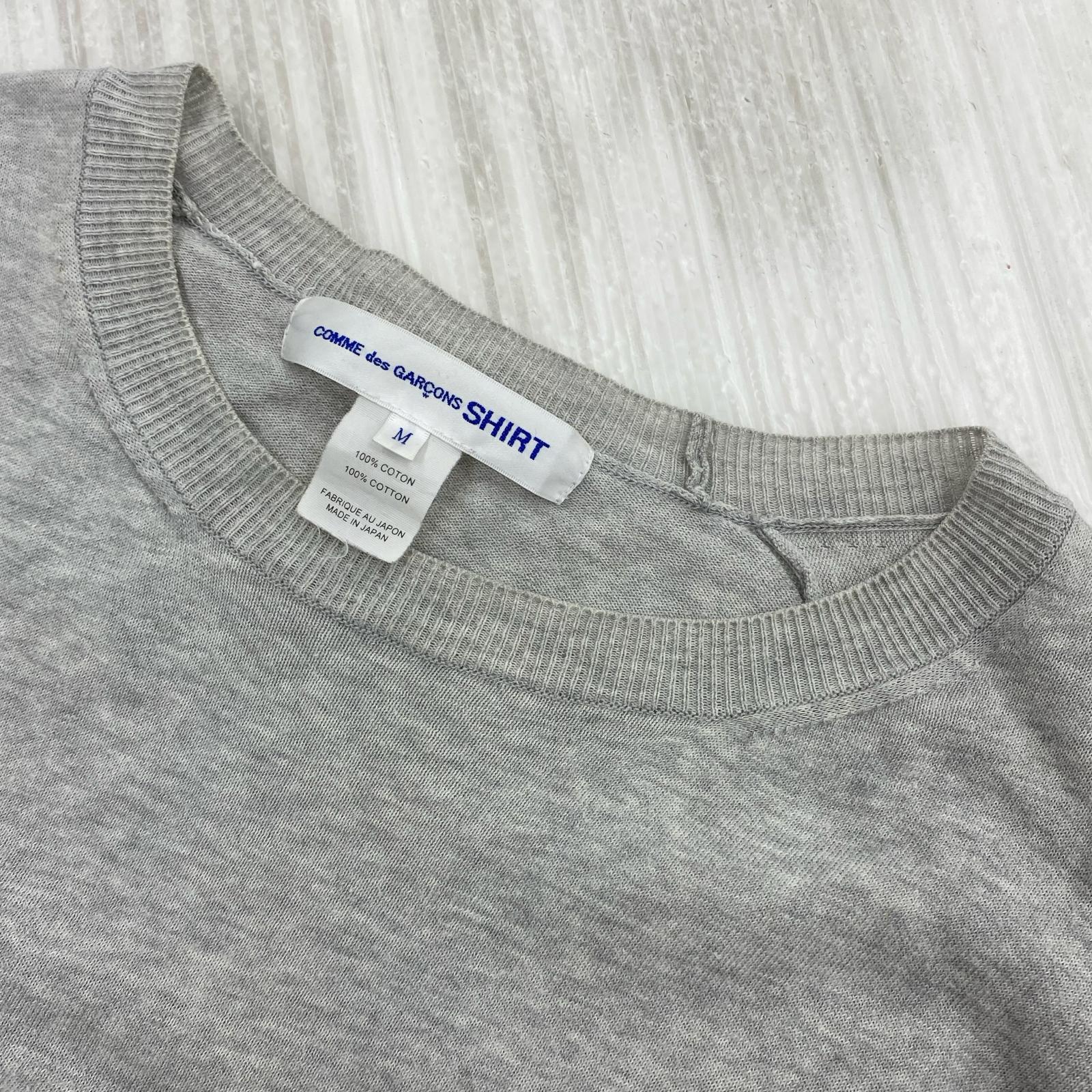 ニット SHIRT クルーネック グレー M M グレー