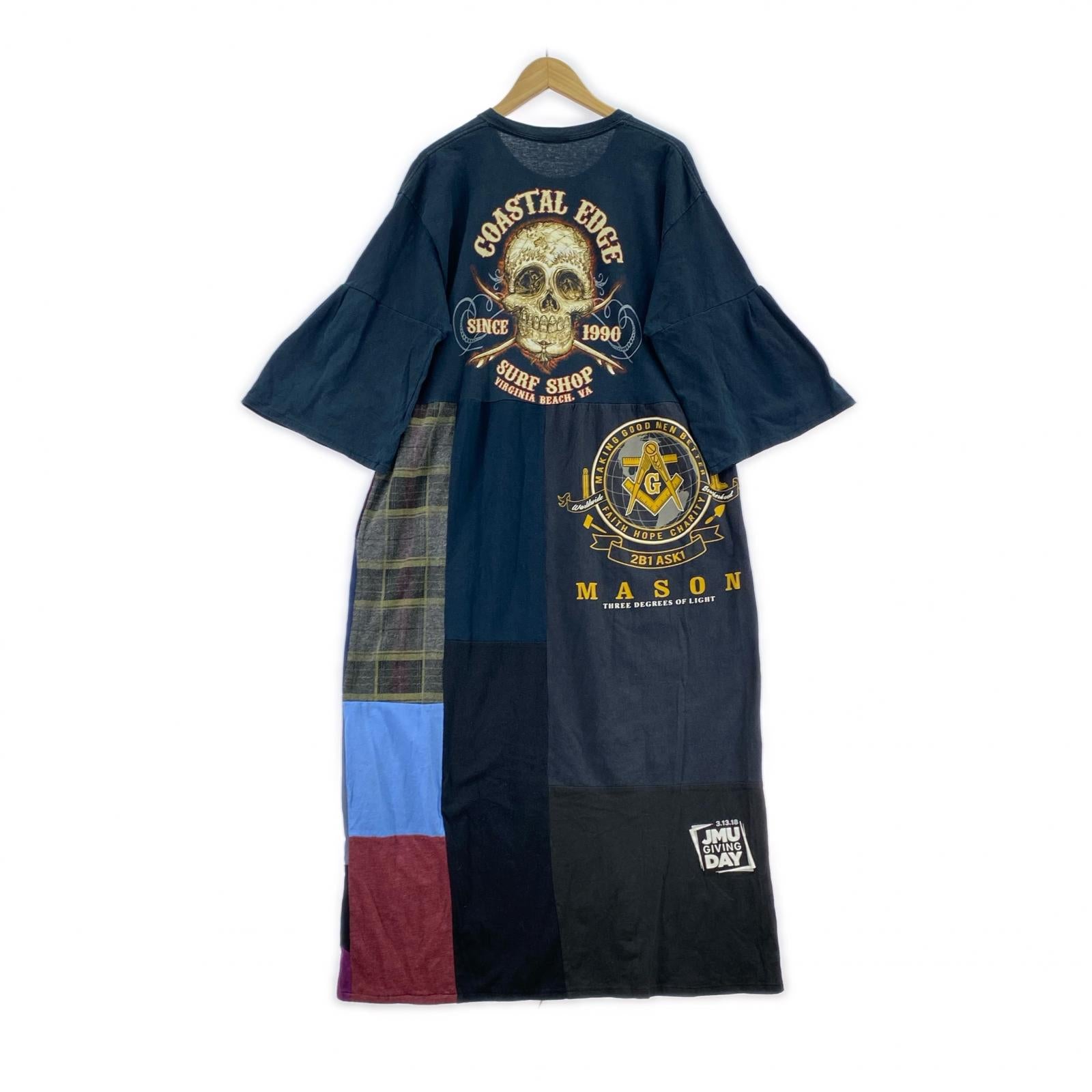 ワンピース coastal edge リメイク、BLK ブラック