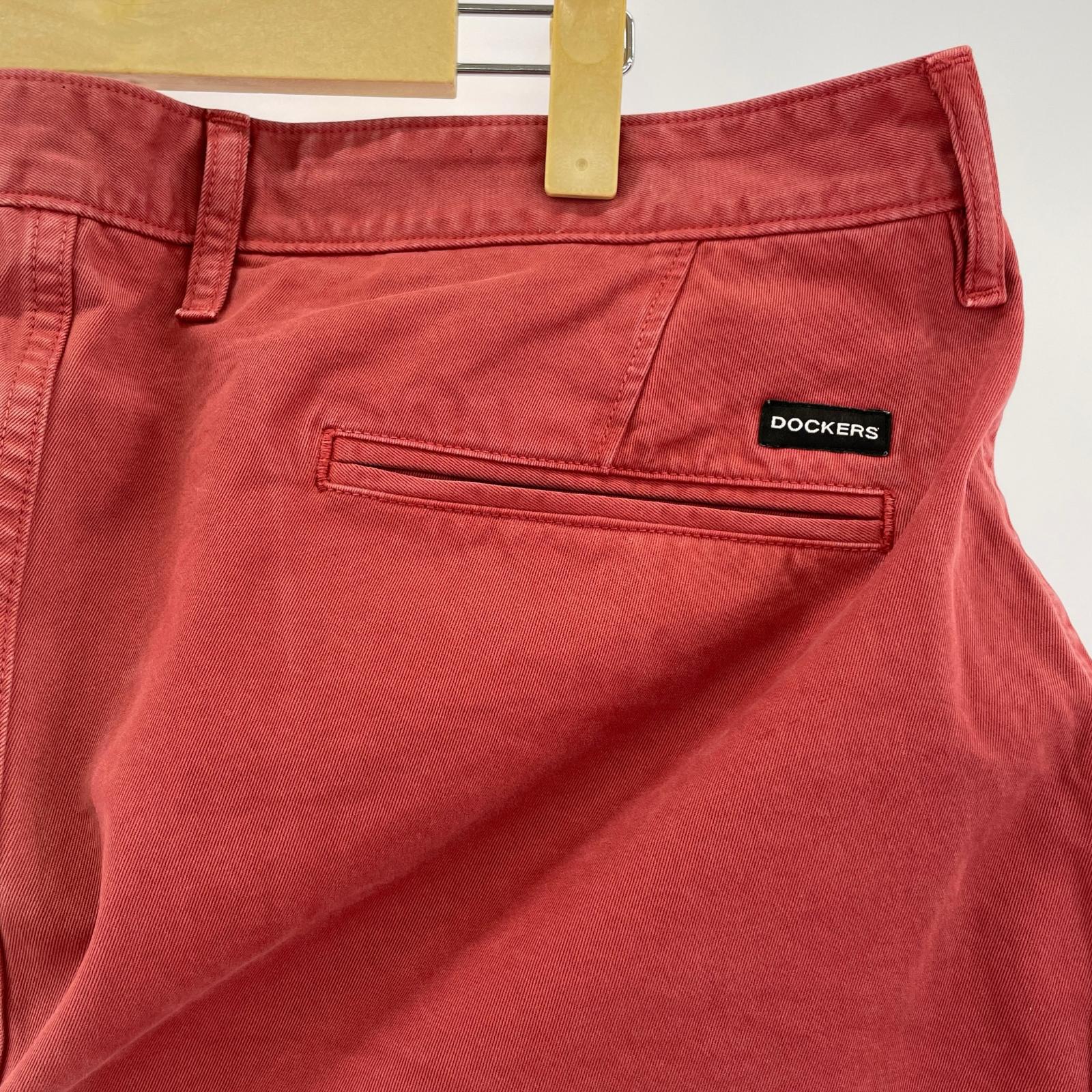 パンツ DOCKERS 赤 パンツ レッド