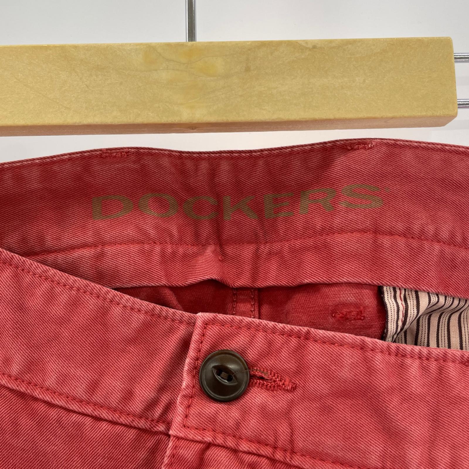 パンツ DOCKERS 赤 パンツ レッド