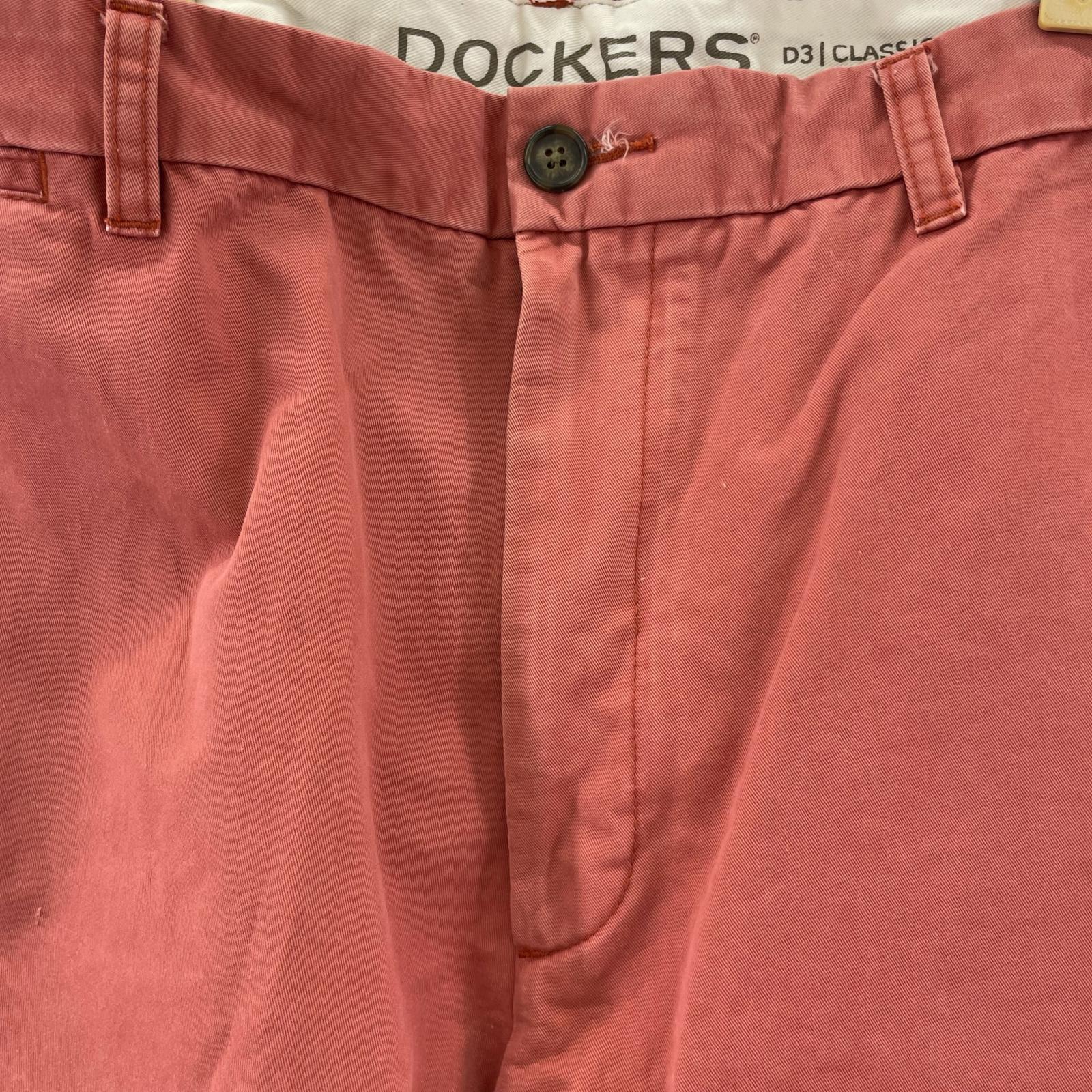 パンツ DOCKERS 赤 パンツ レッド