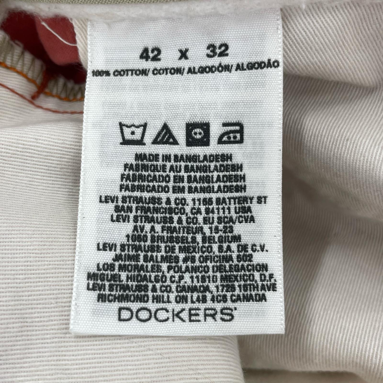 パンツ DOCKERS 赤 パンツ レッド
