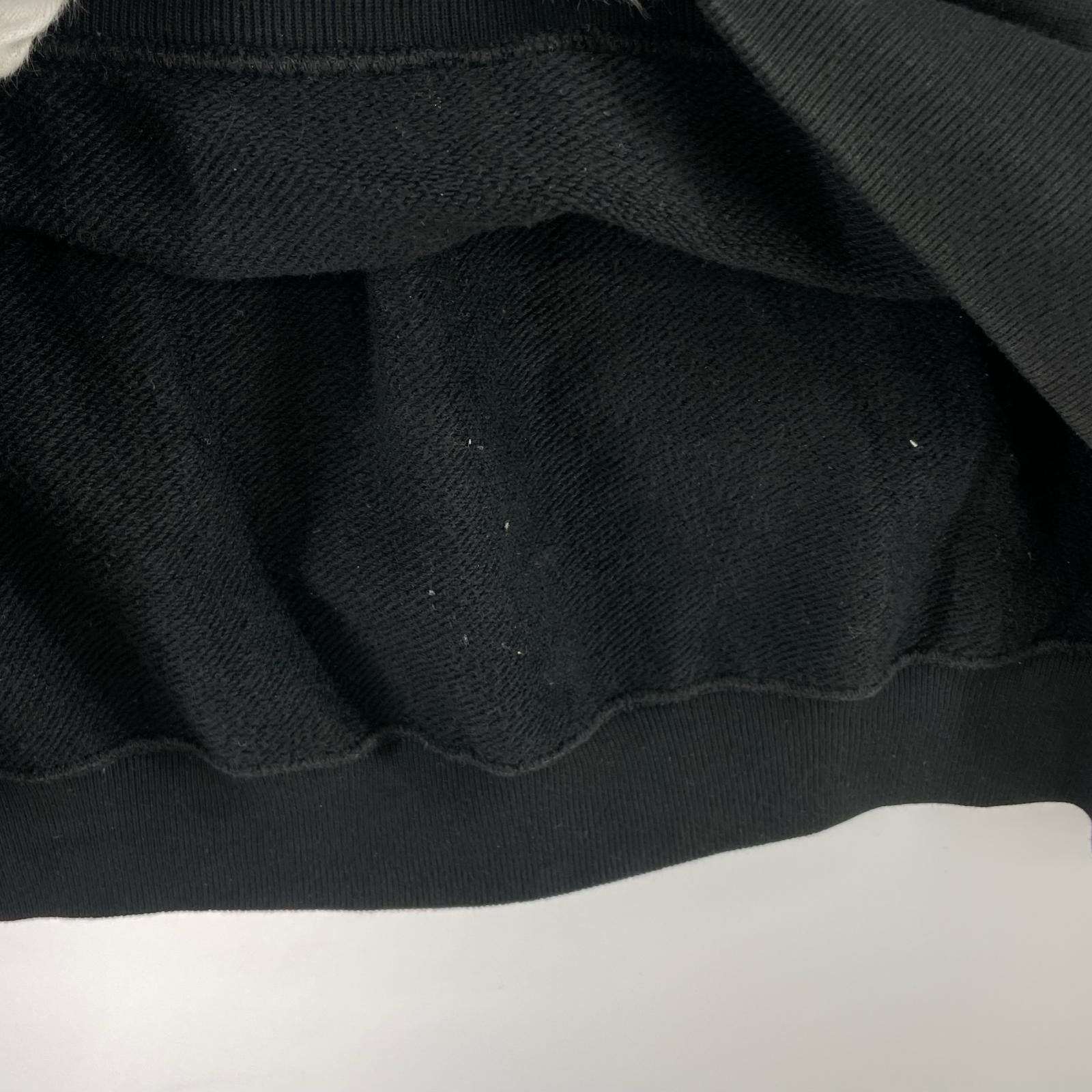 スウェット HUGE SWEAT ORGANIC COTTON HEAVY FLEECE 1 ブラック