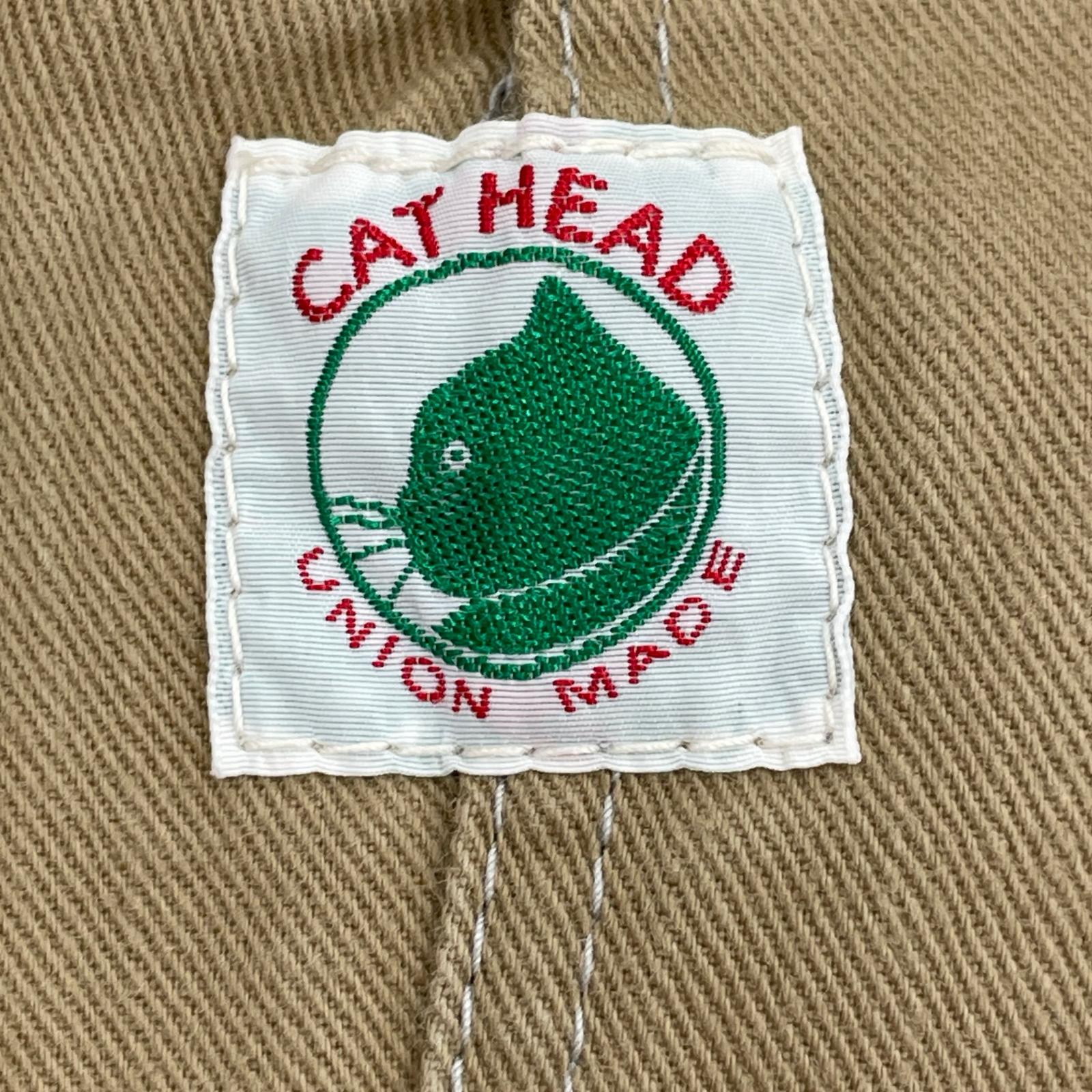 ジャケット TCB CAT HEAD カバーオール カーキ ブラウン
