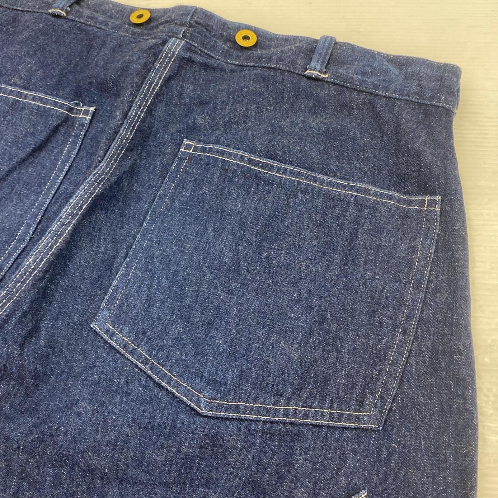 デニムパンツ 1920’S FREE LAND WAIST OVERALL W36