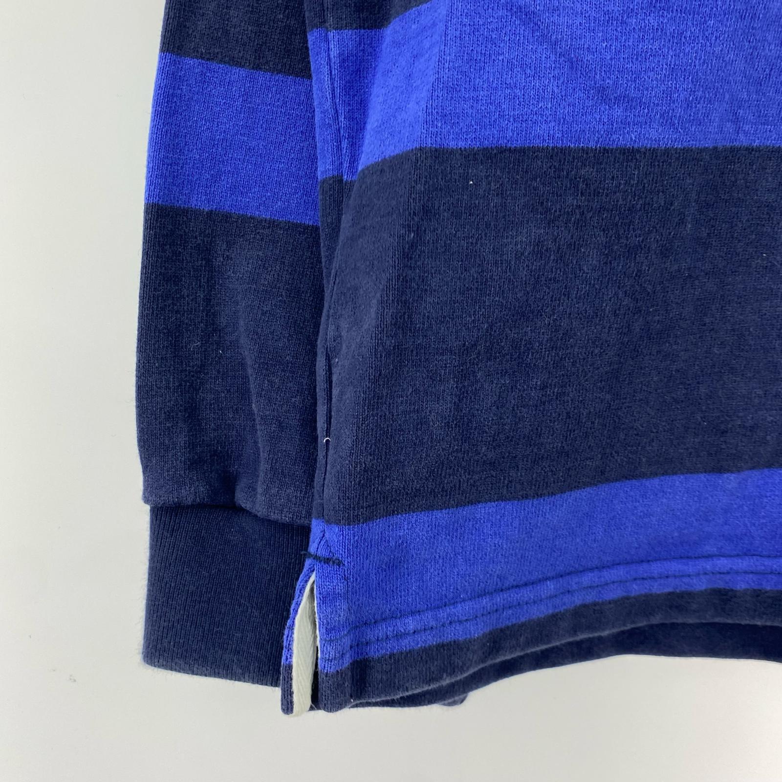長袖Tシャツ Stripe Rugby ネイビー