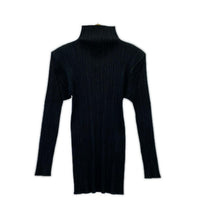 長袖Tシャツ PLEATS PLEASE ハイネックプリーツカットソー 黒 4 ブラック