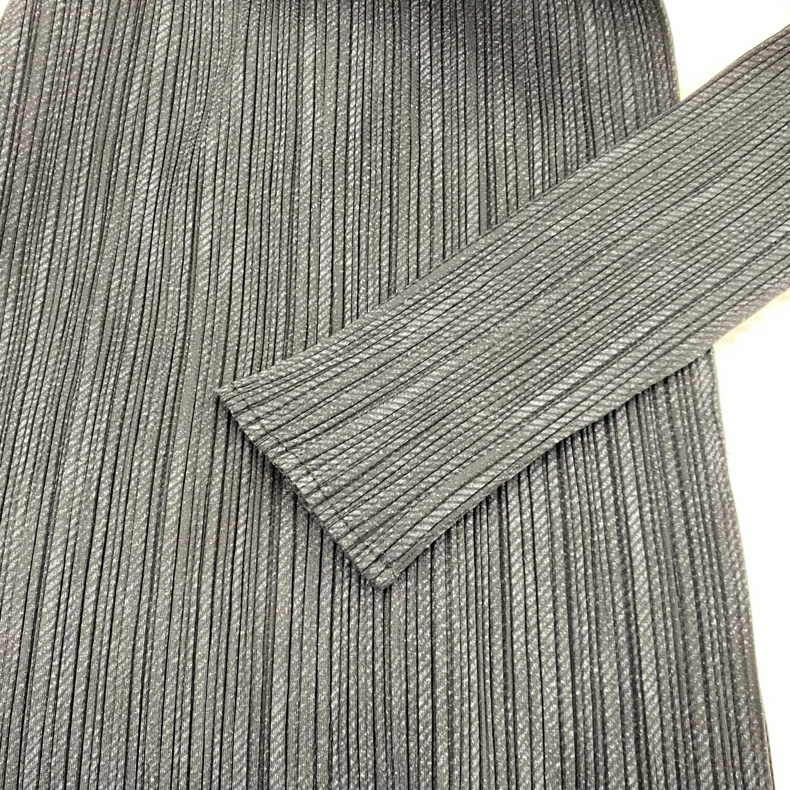 長袖Tシャツ PLEATS PLEASE ハイネックプリーツカットソー 黒 4 ブラック