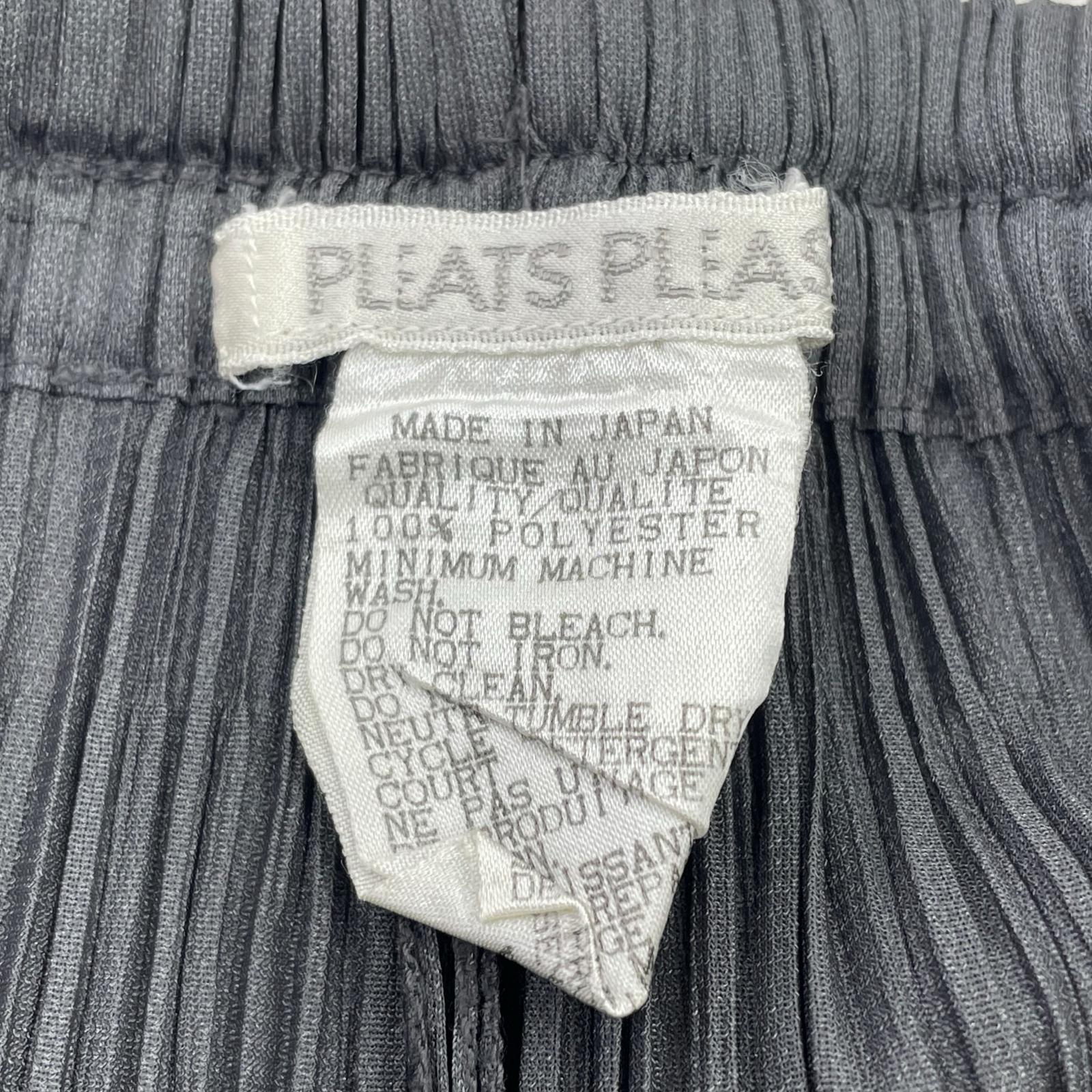 パンツ PLEATS PLEASE 縦プリーツパンツ グレー 2 グレー
