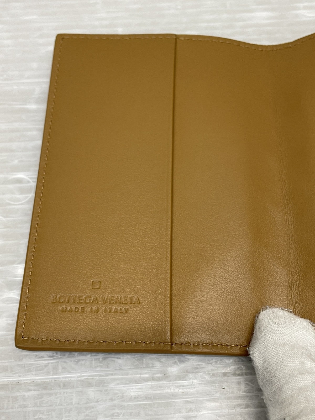 Bottega Veneta マキシイントレチャート 手帳カバー ブラウン