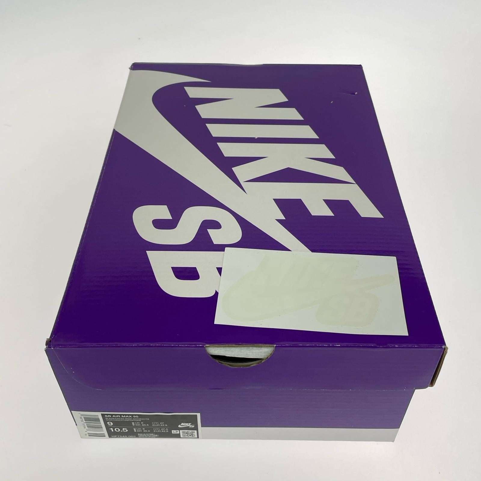 スニーカー NIKE SB AIR MAX 95 HF7545-002 (27) 27cm (US9 UK8 1/2 EU44) グレー