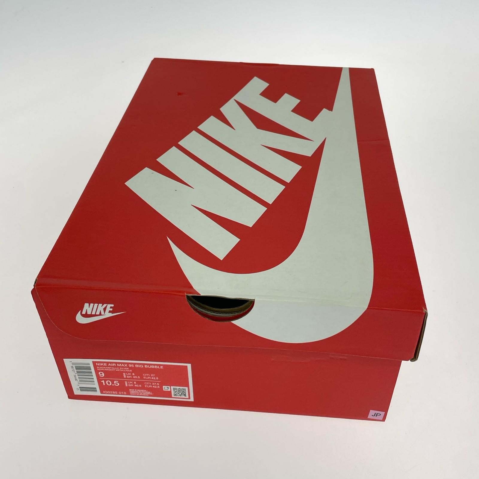 スニーカー NIKE AIR MAX 95 BIG BUBBLE IQ0285-010 (27) 27cm (US9 UK8 1/2 EU44) ブラック