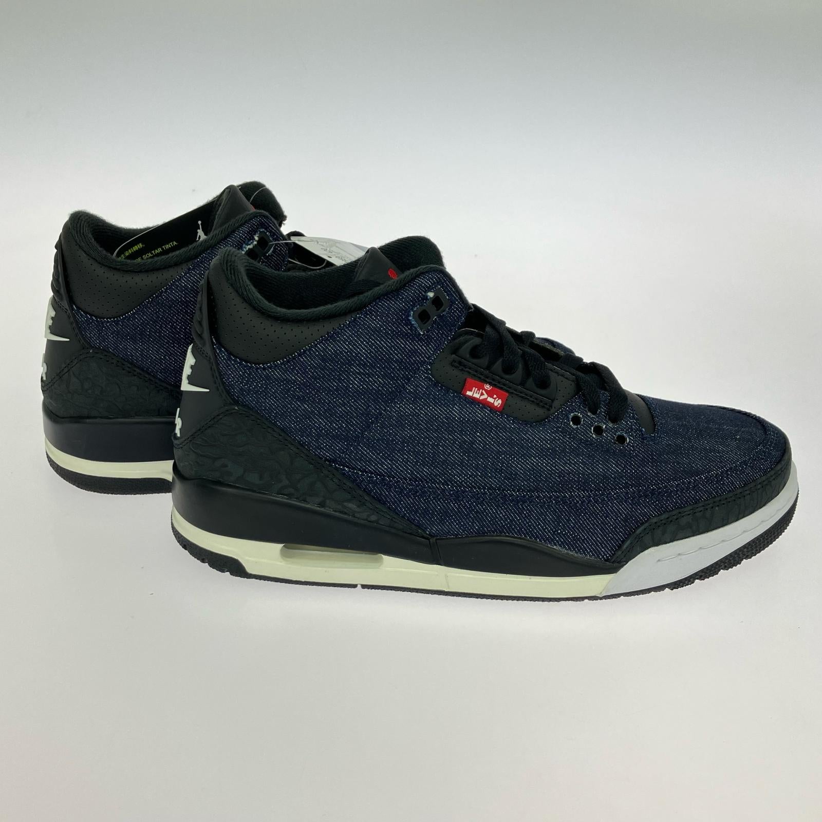 スニーカー NIKE×Levi's AIR JORDAN 3 RTR LSG INDIGO SP IH7959-400 (26.5) 26.5cm (US8 1/2 UK8 EU43) ネイビー