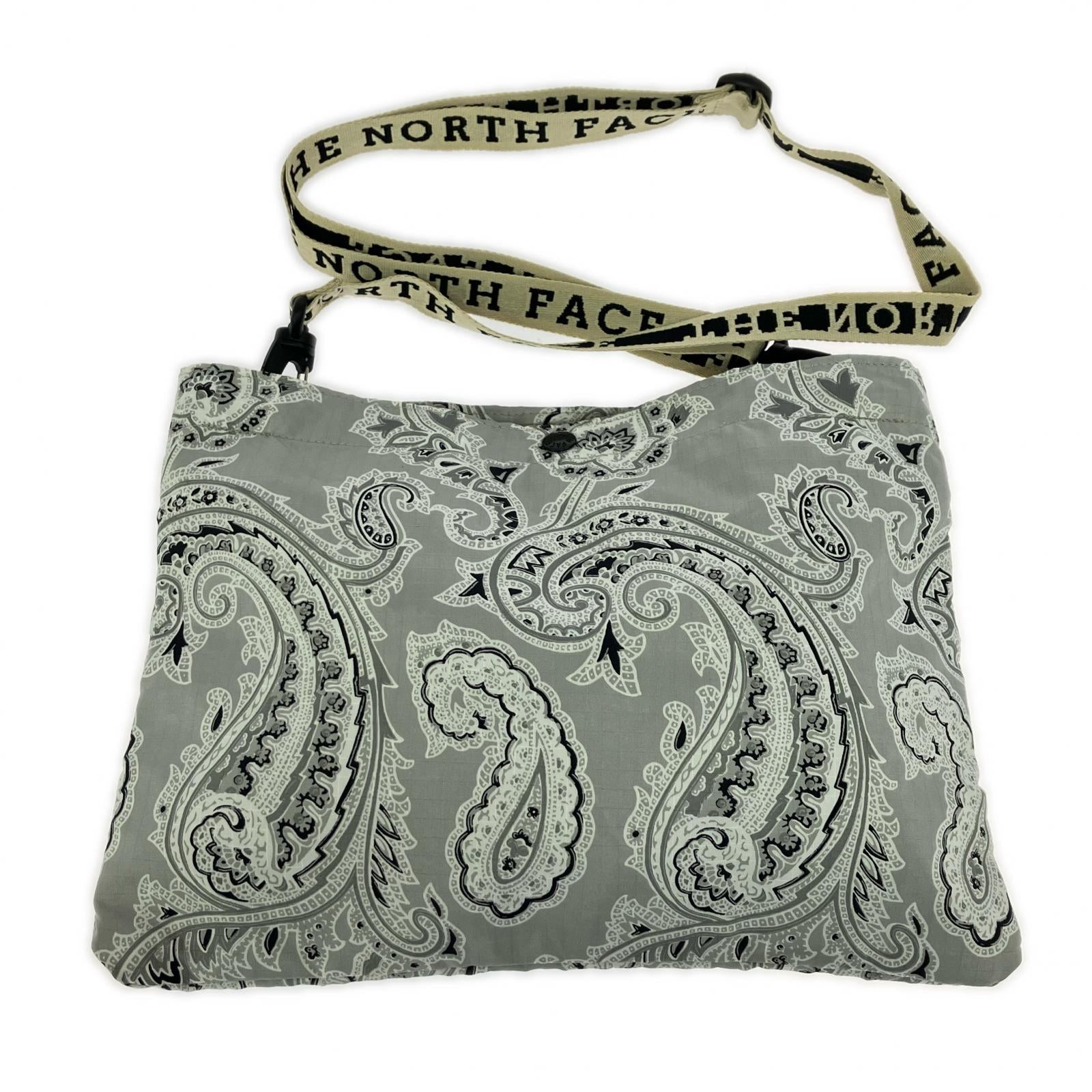 ショルダーバッグ THE NORTH FACE PURPLE LABEL Paisley Print Logo Tape Lightweight Shoulder Bag NN7919N グレー