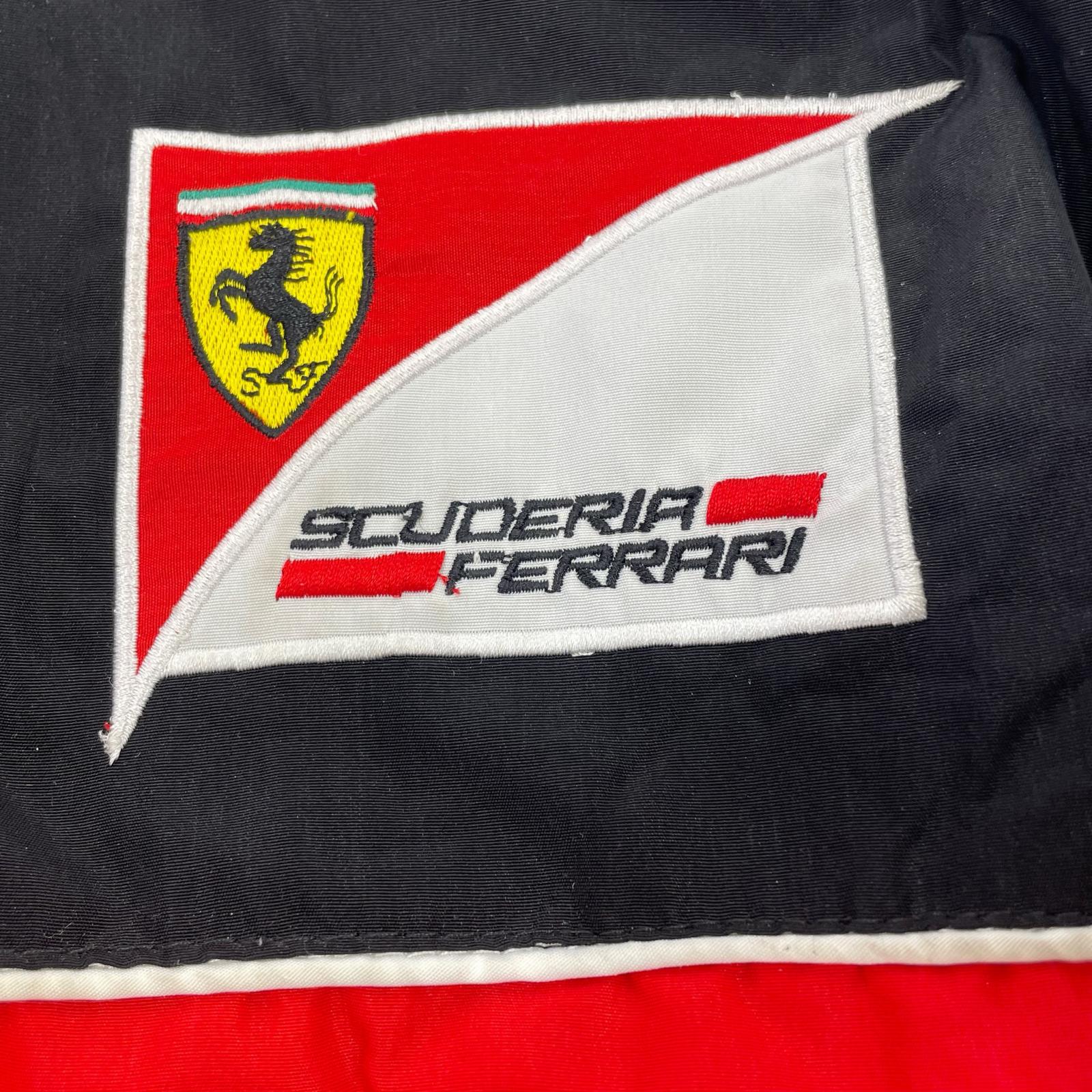 ジャケット Ferrari レーシングジャケット 黒 XXL ブラック