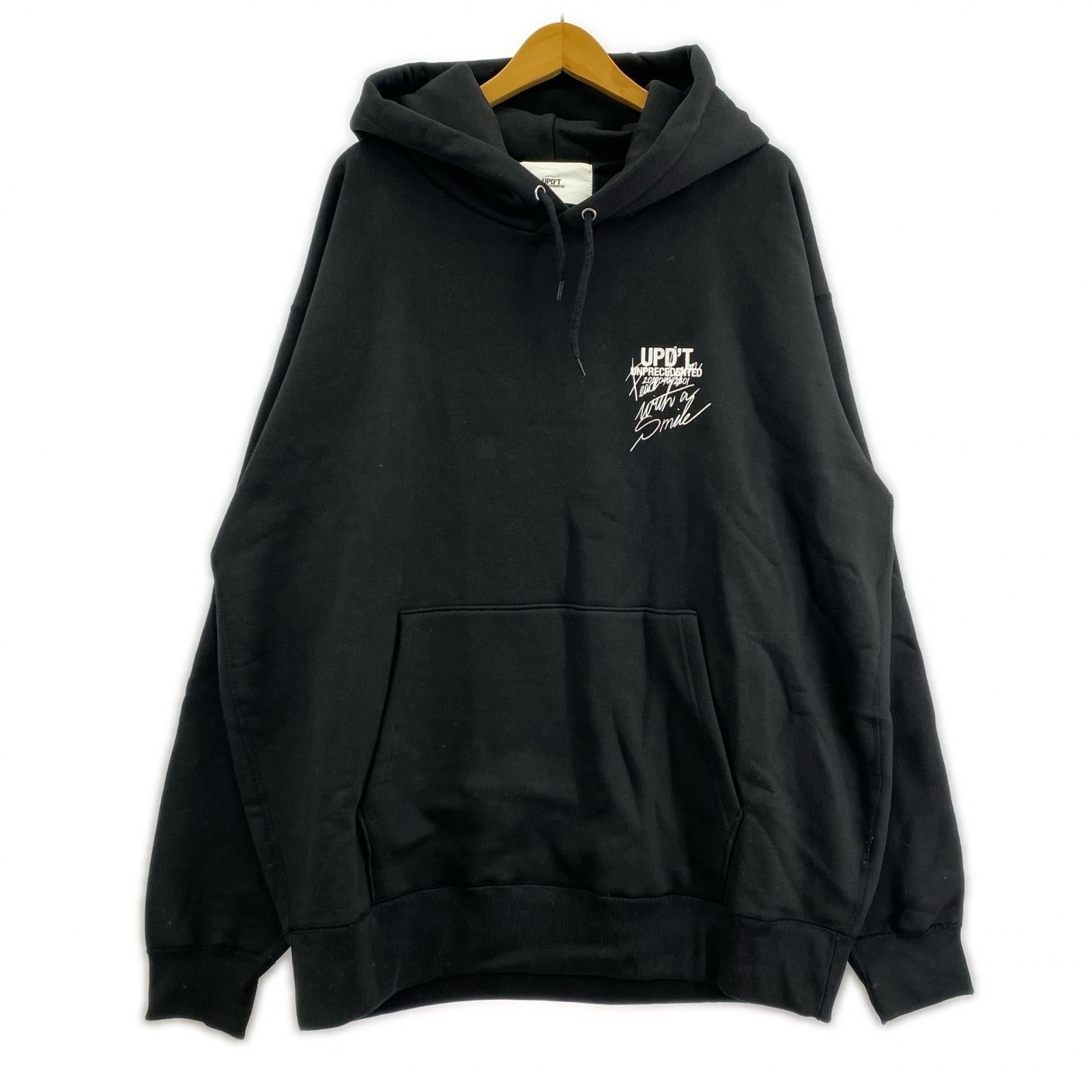 パーカー Peace begins with a smile. Hoodie 黒 (F) フリー ブラック
