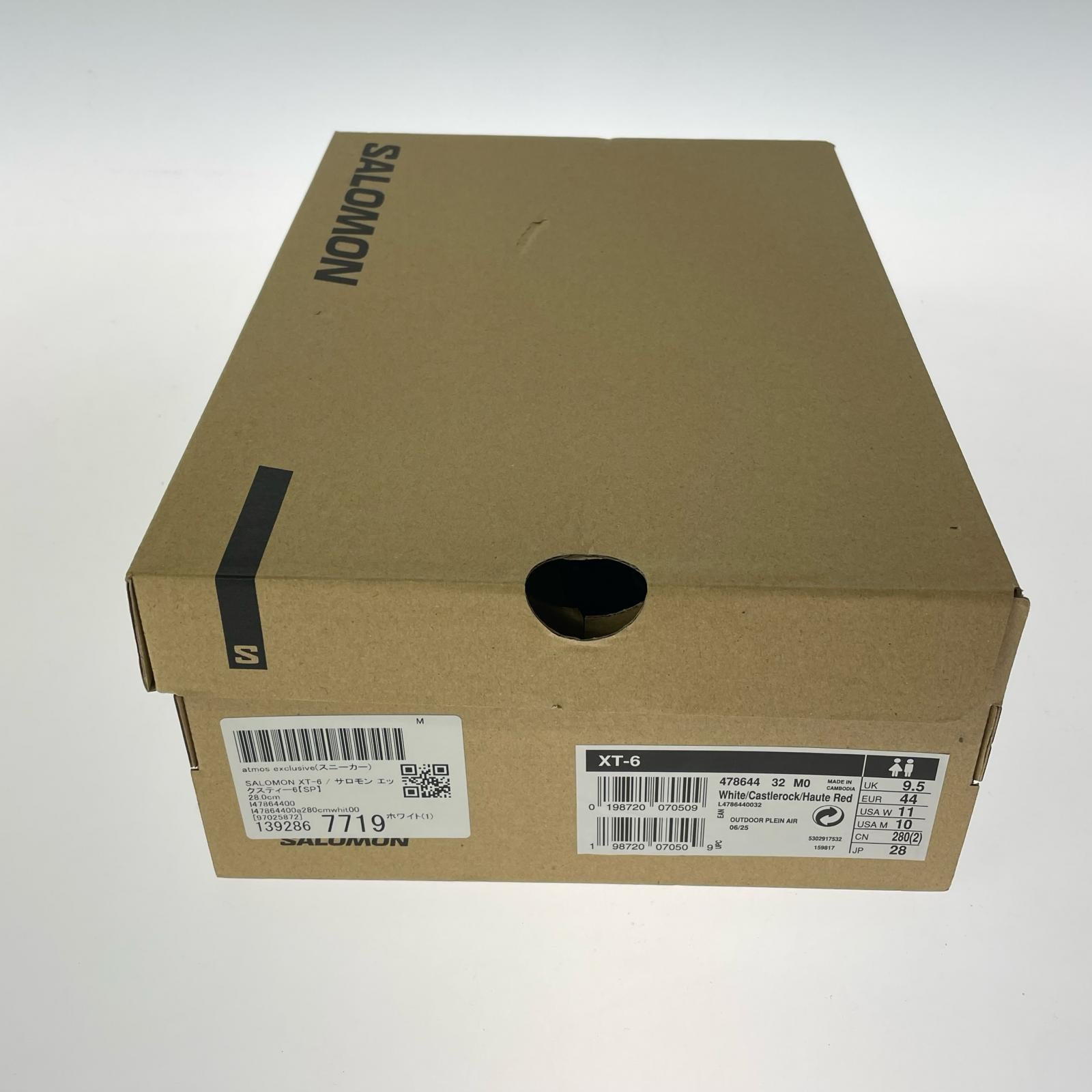 スニーカー XT-6 トレイルランイングシューズ 28.0cm 28cm (US10 UK9 1/2 EU46) ホワイト