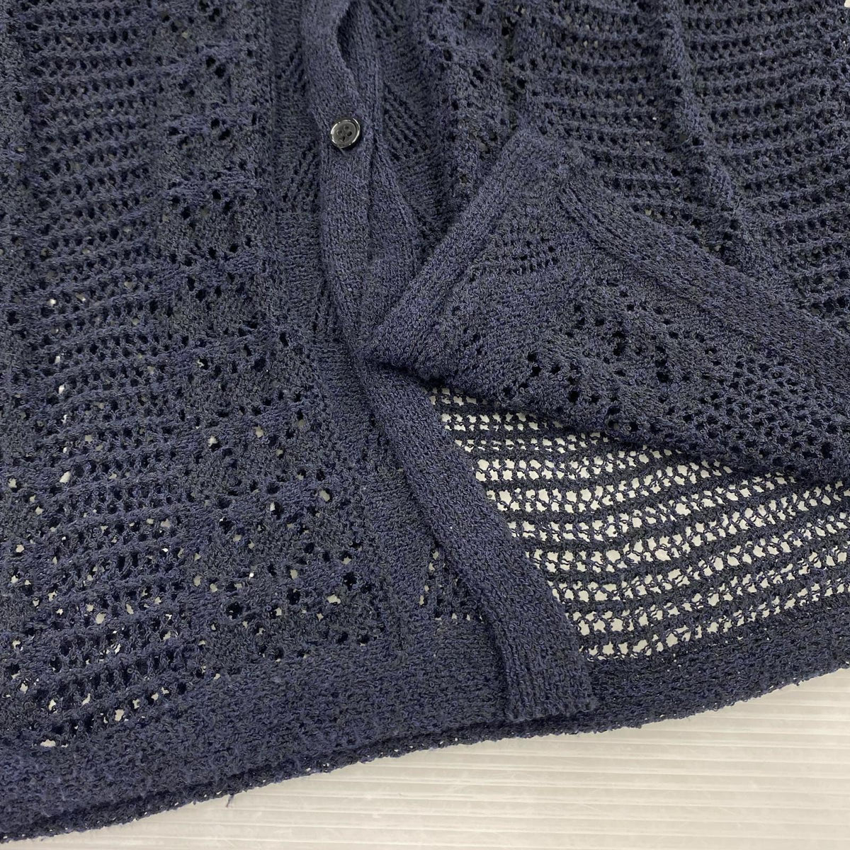 カーディガン anuke Mix Knit Shirts ネイビー ネイビー