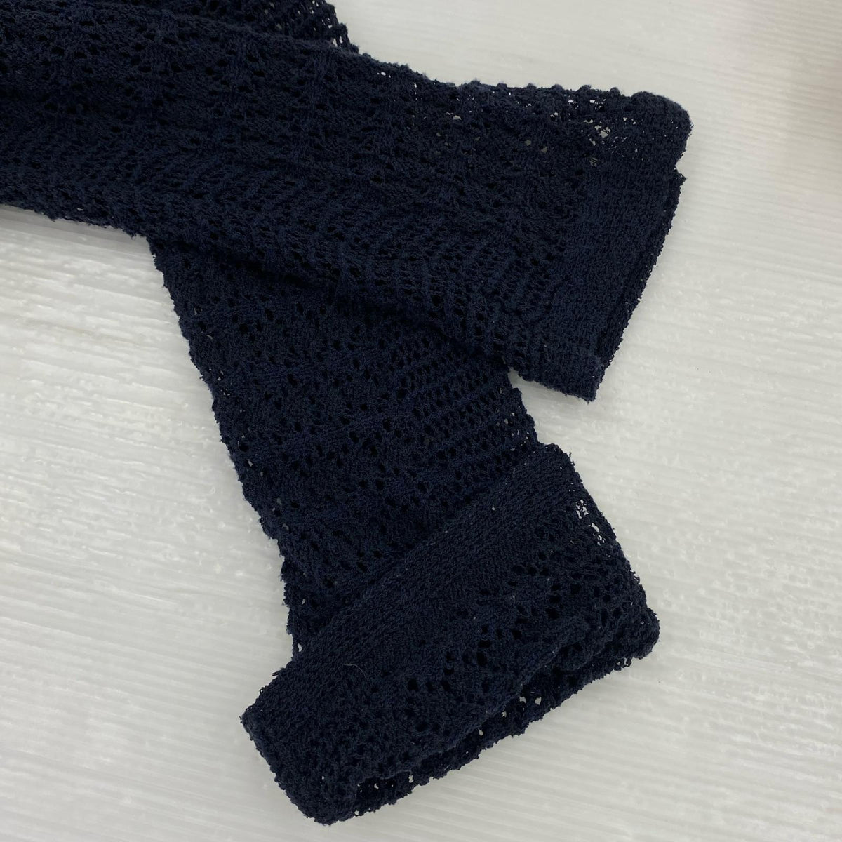 カーディガン anuke Mix Knit Shirts ネイビー ネイビー