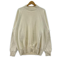 ニット WORKERS Cotton Saddle Shoulder Sweater ホワイト