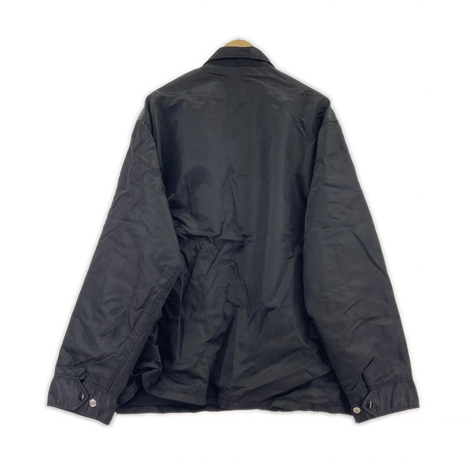 ブルゾン whitesville NYLON COACH JACKET (42) 42 ブラック
