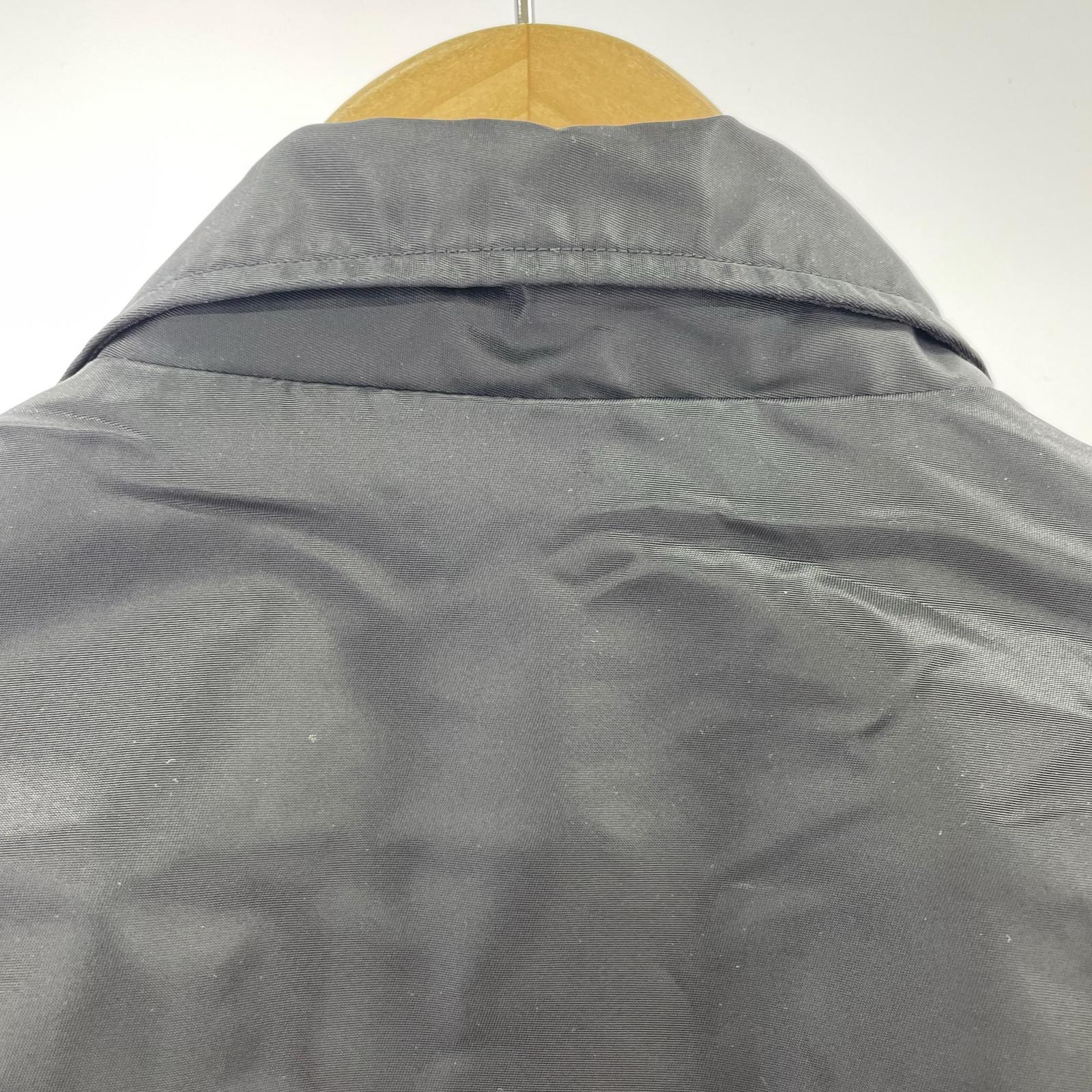 ブルゾン whitesville NYLON COACH JACKET (42) 42 ブラック