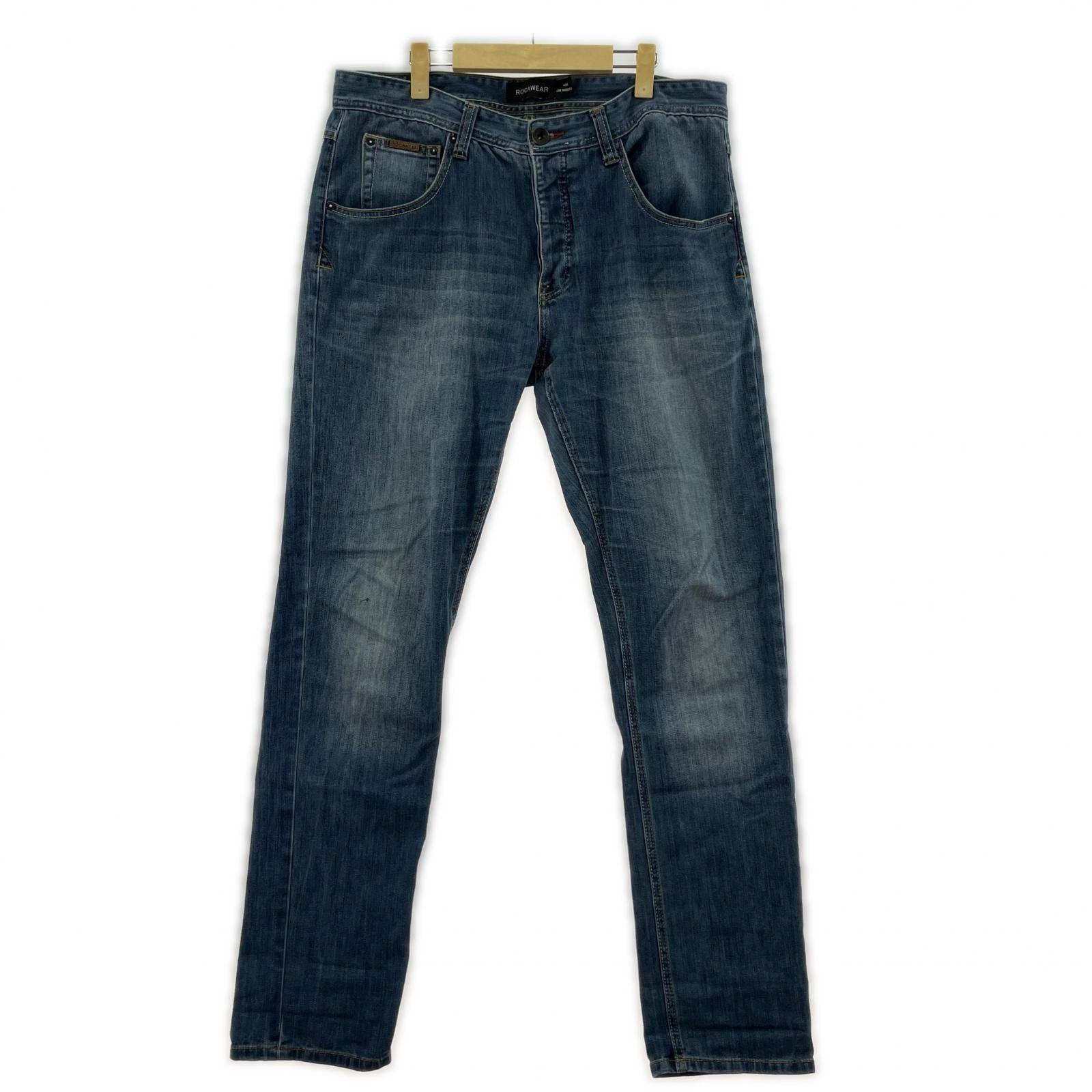 デニムパンツ ROCAWEAR 34 34 ネイビー