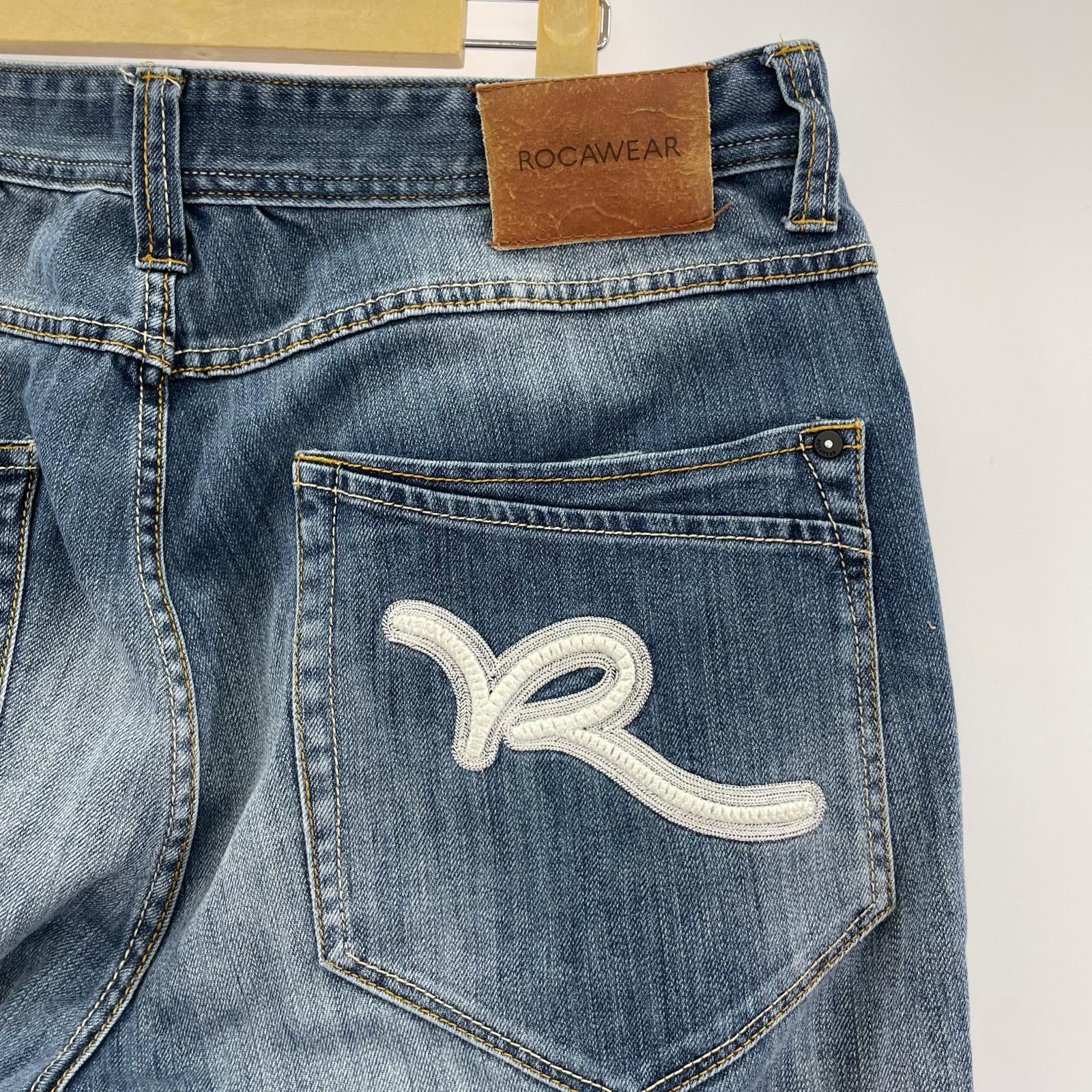 デニムパンツ ROCAWEAR 34 34 ネイビー