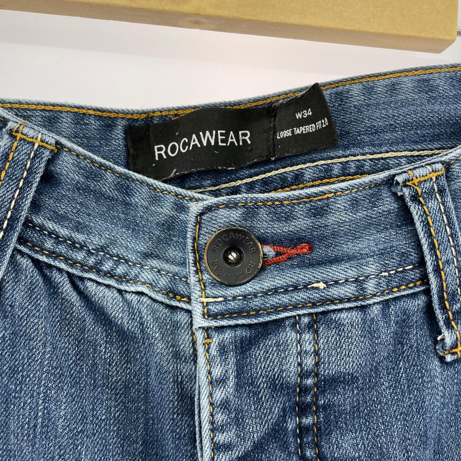 デニムパンツ ROCAWEAR 34 34 ネイビー