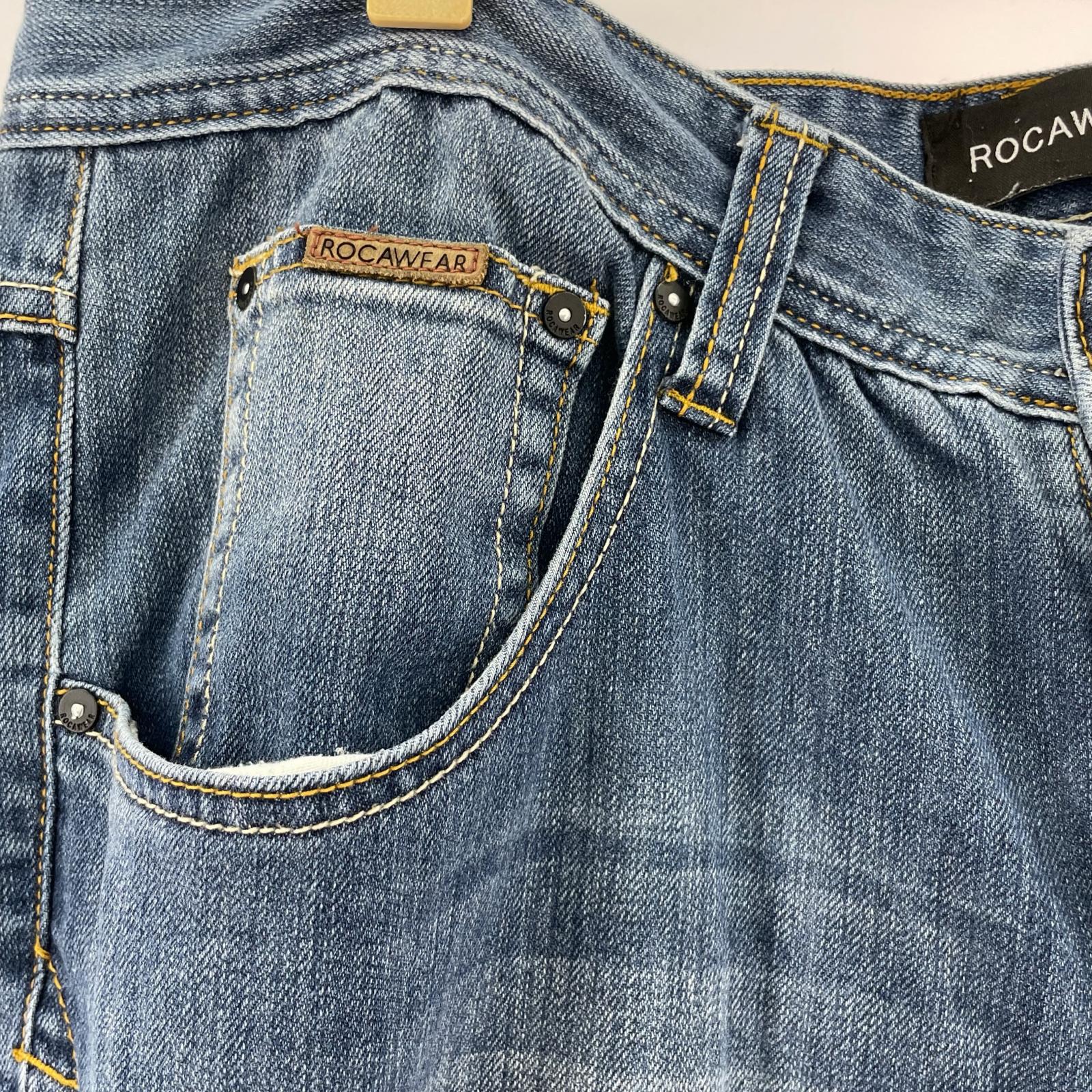 デニムパンツ ROCAWEAR 34 34 ネイビー