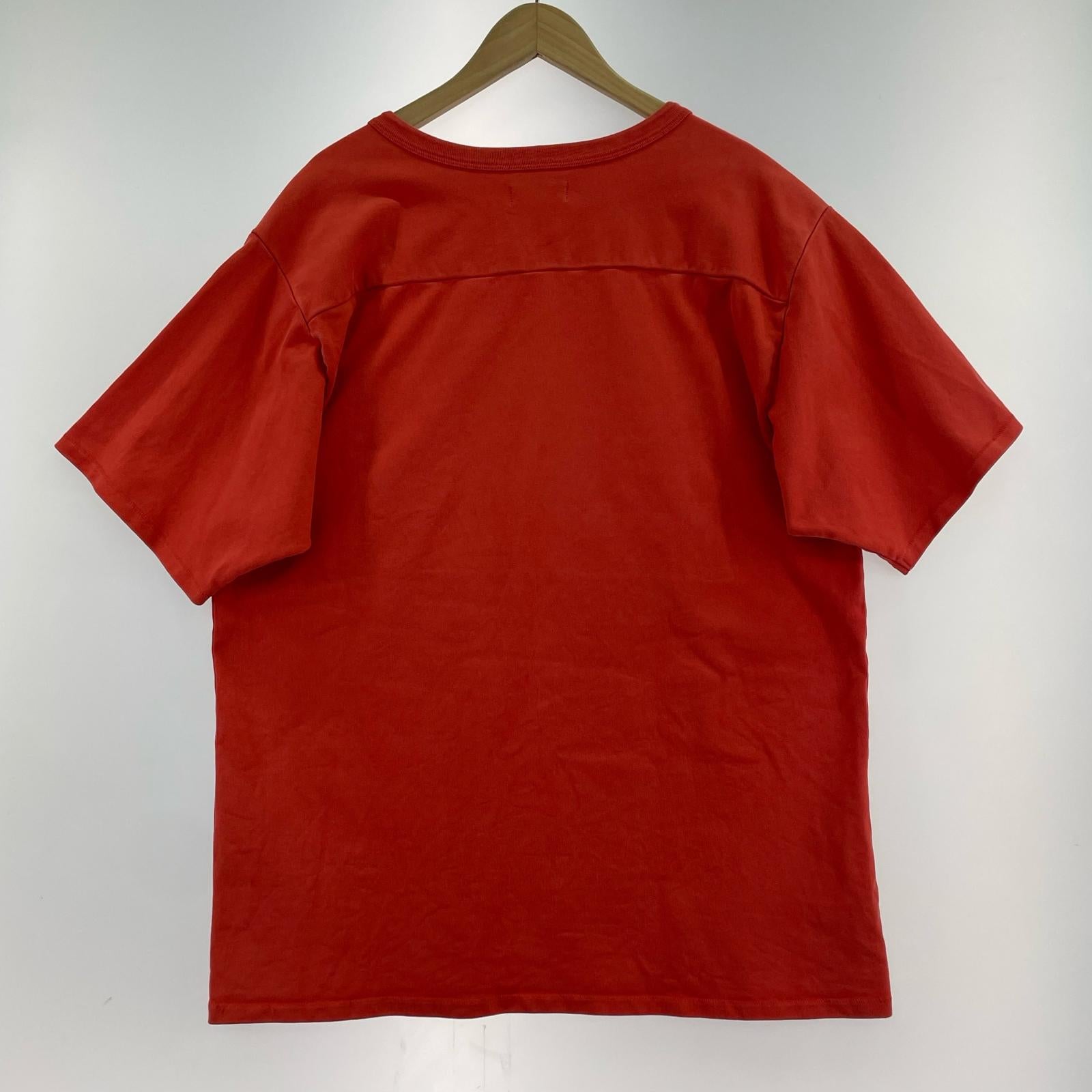 半袖Tシャツ ERL フットボールTee L レッド L レッド